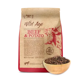 Absolute Bites Wild Age Dog Beef & Potato Complete & Balanced For All Life Stages 22lbs