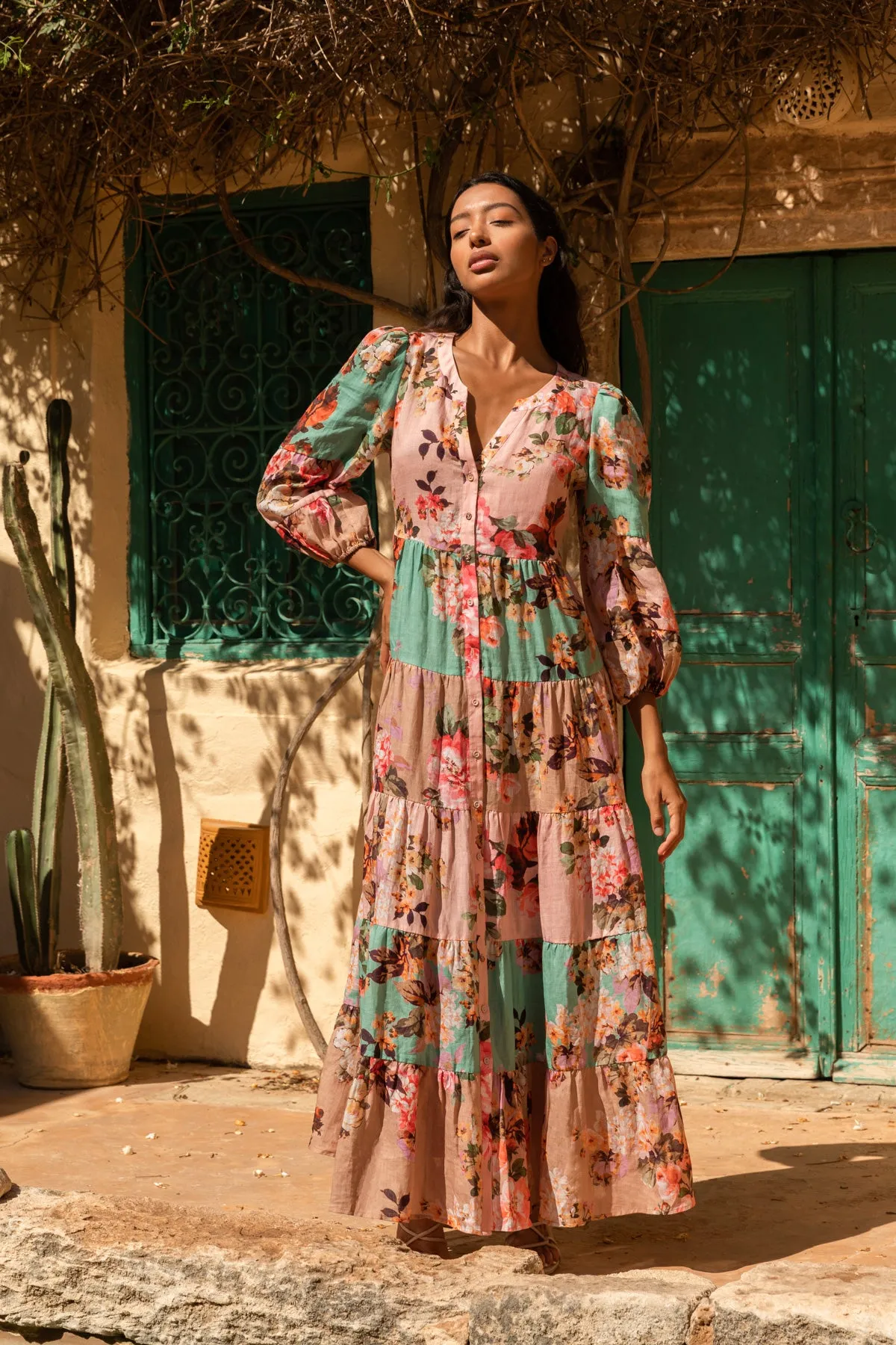 Adele Maxi Kimono Dress