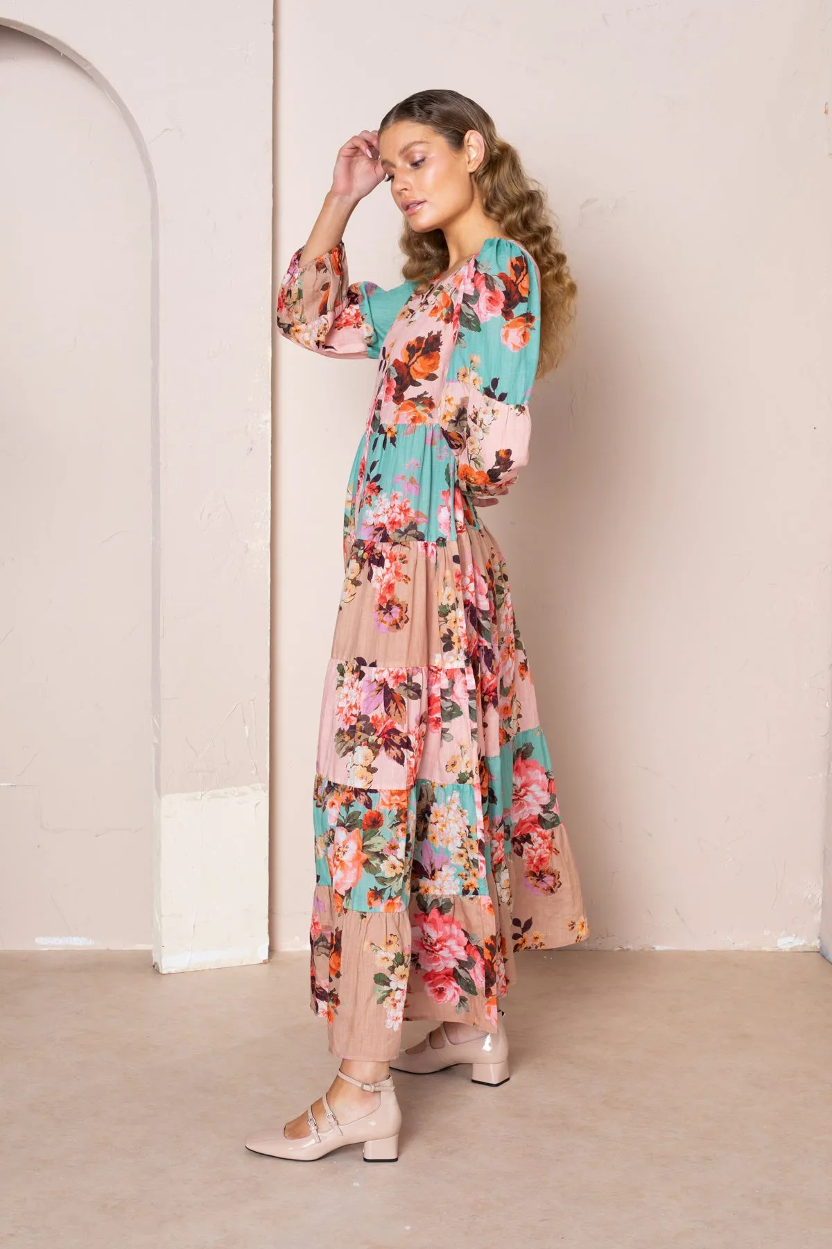 Adele Maxi Kimono Dress