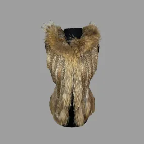 Adore Hooded Fur Vest