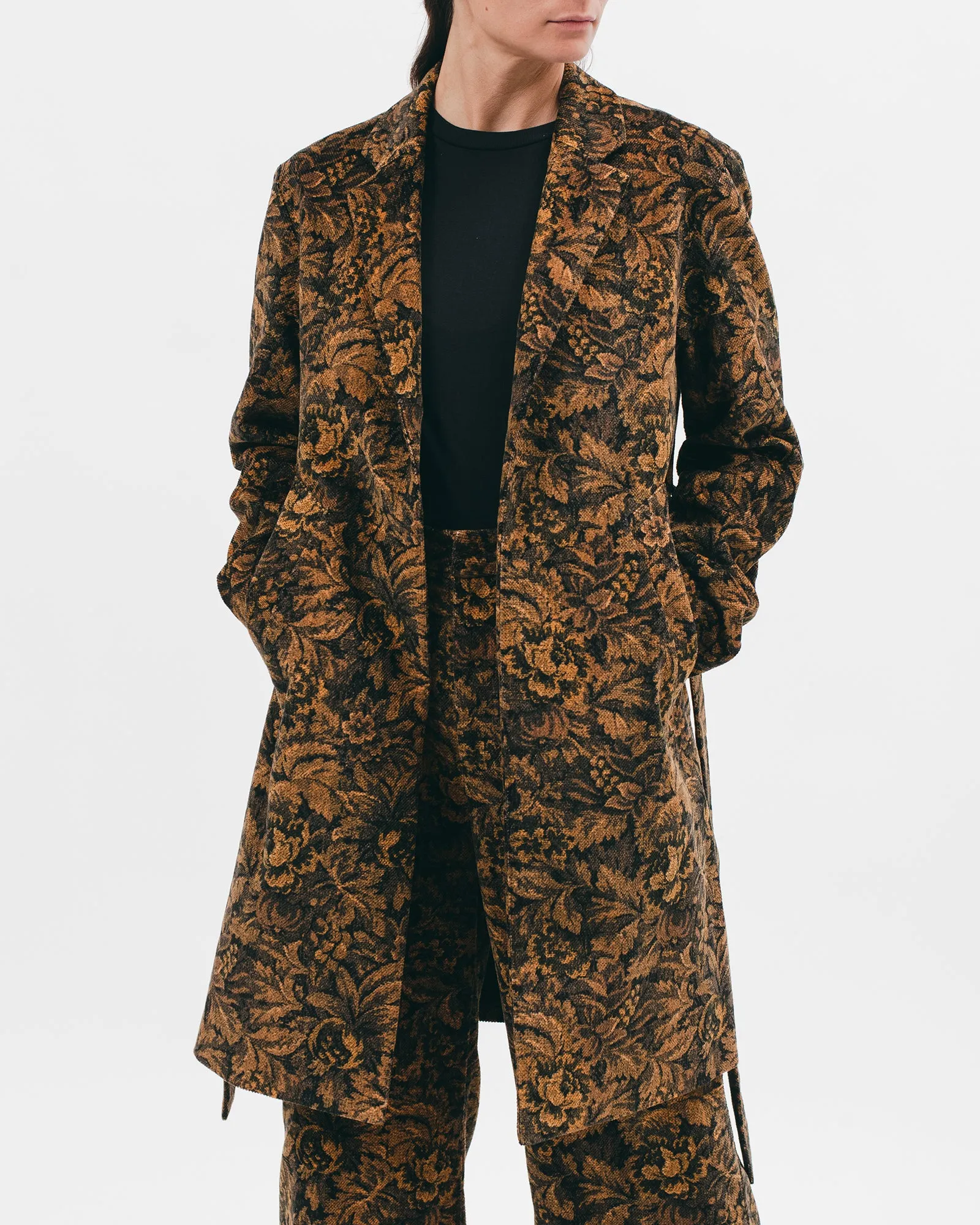 Belted Overcoat - Leaf