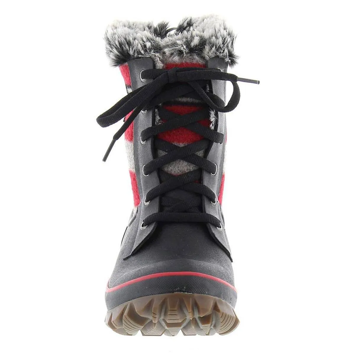 Bogs Women's Winter Boots - Arcata Red Multi Lace Waterproof | 72105-640