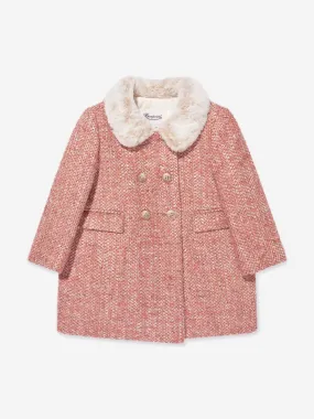 Bonpoint Baby Girls Moka Coat in Pink