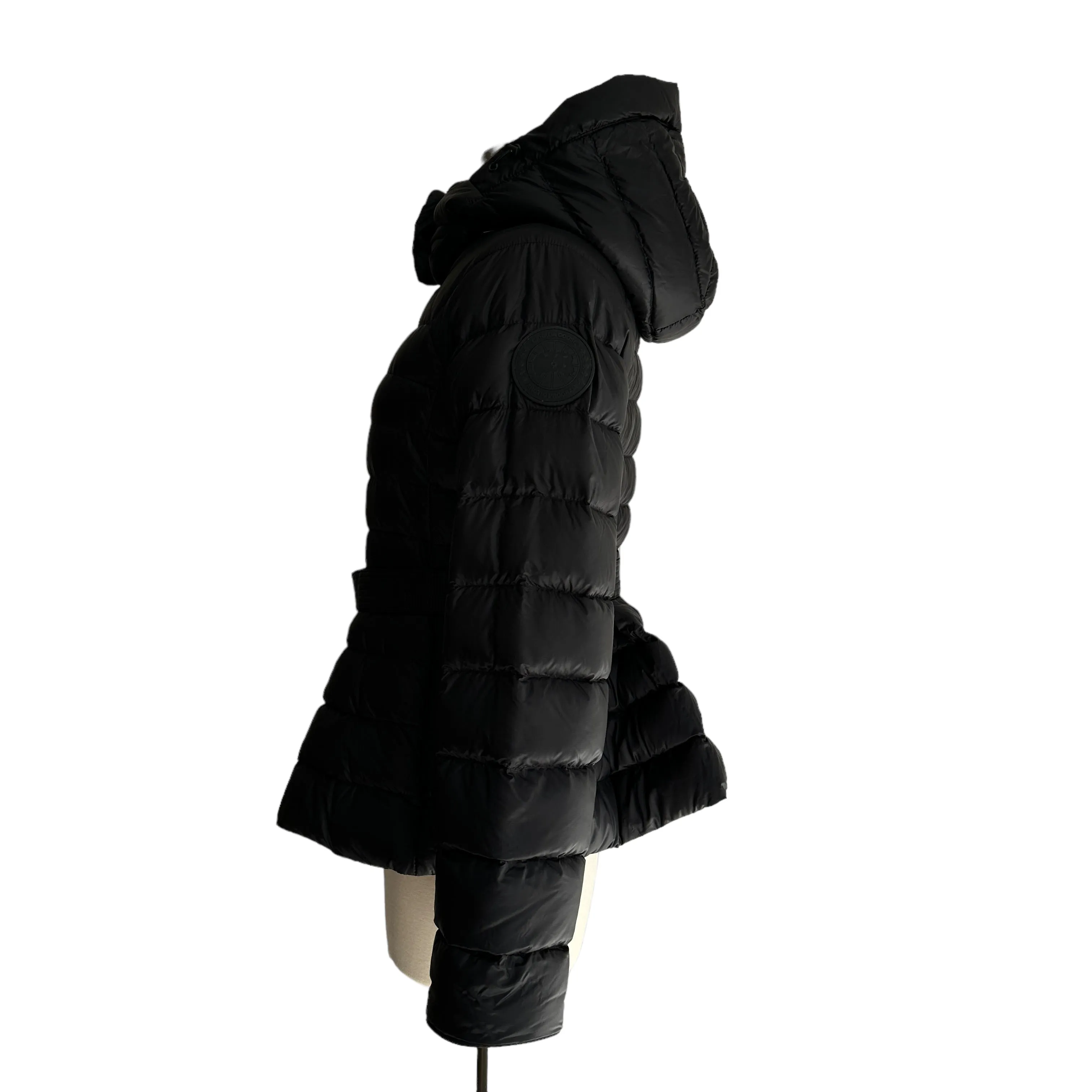 Classic Black Puffer Coat - XS