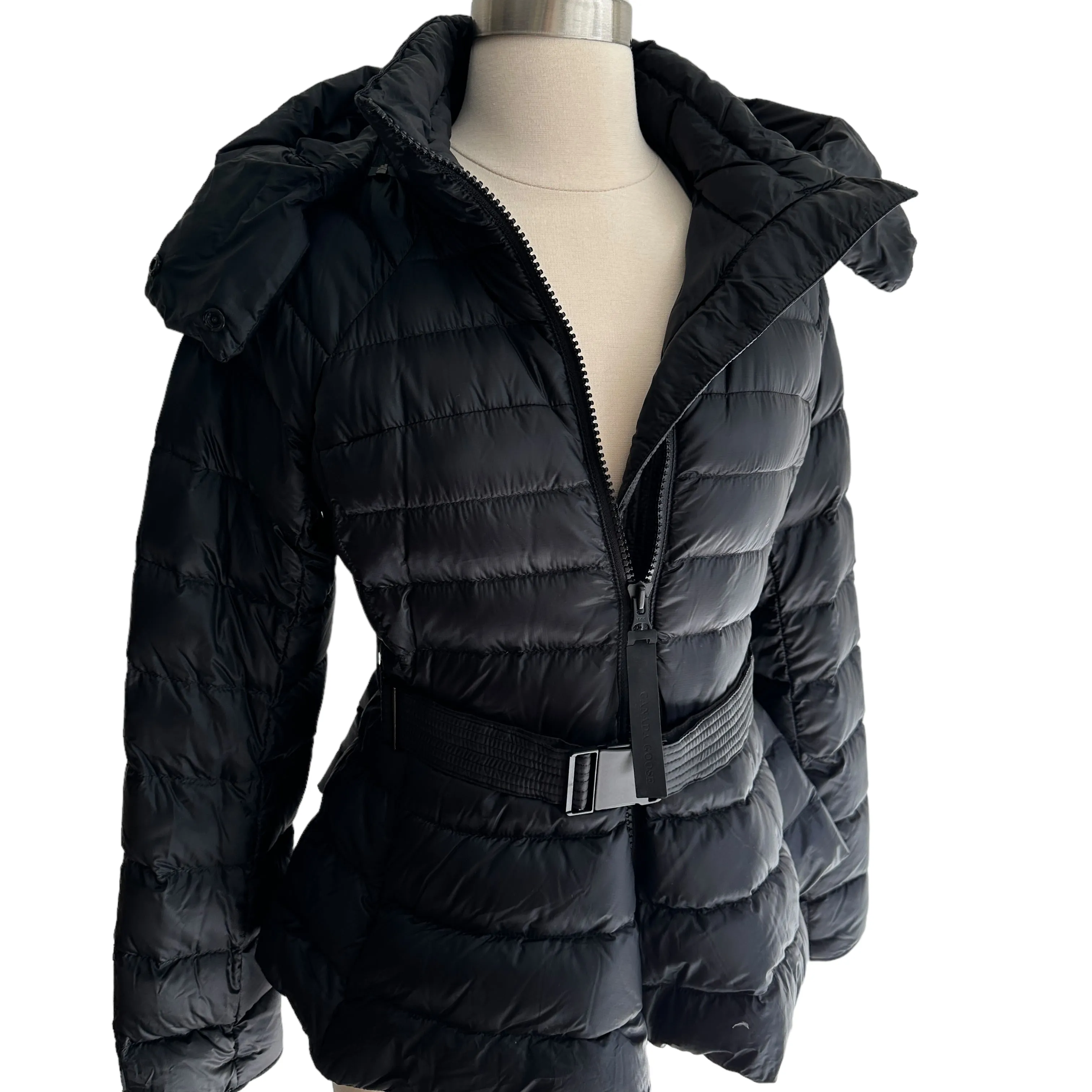 Classic Black Puffer Coat - XS