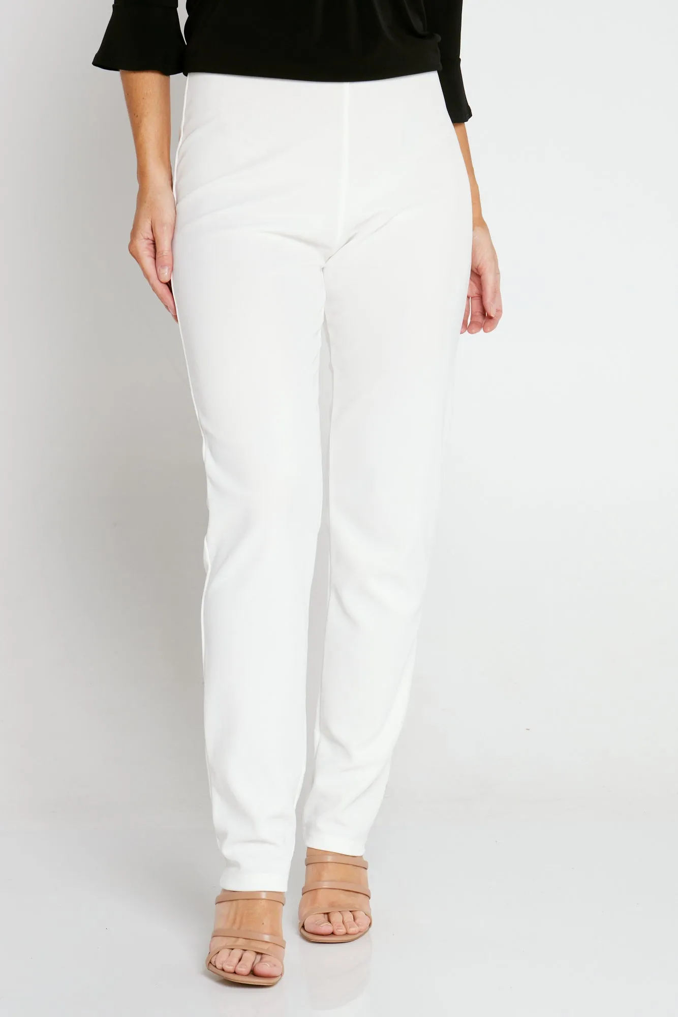 Cordelia St Pencil Pant - Ivory