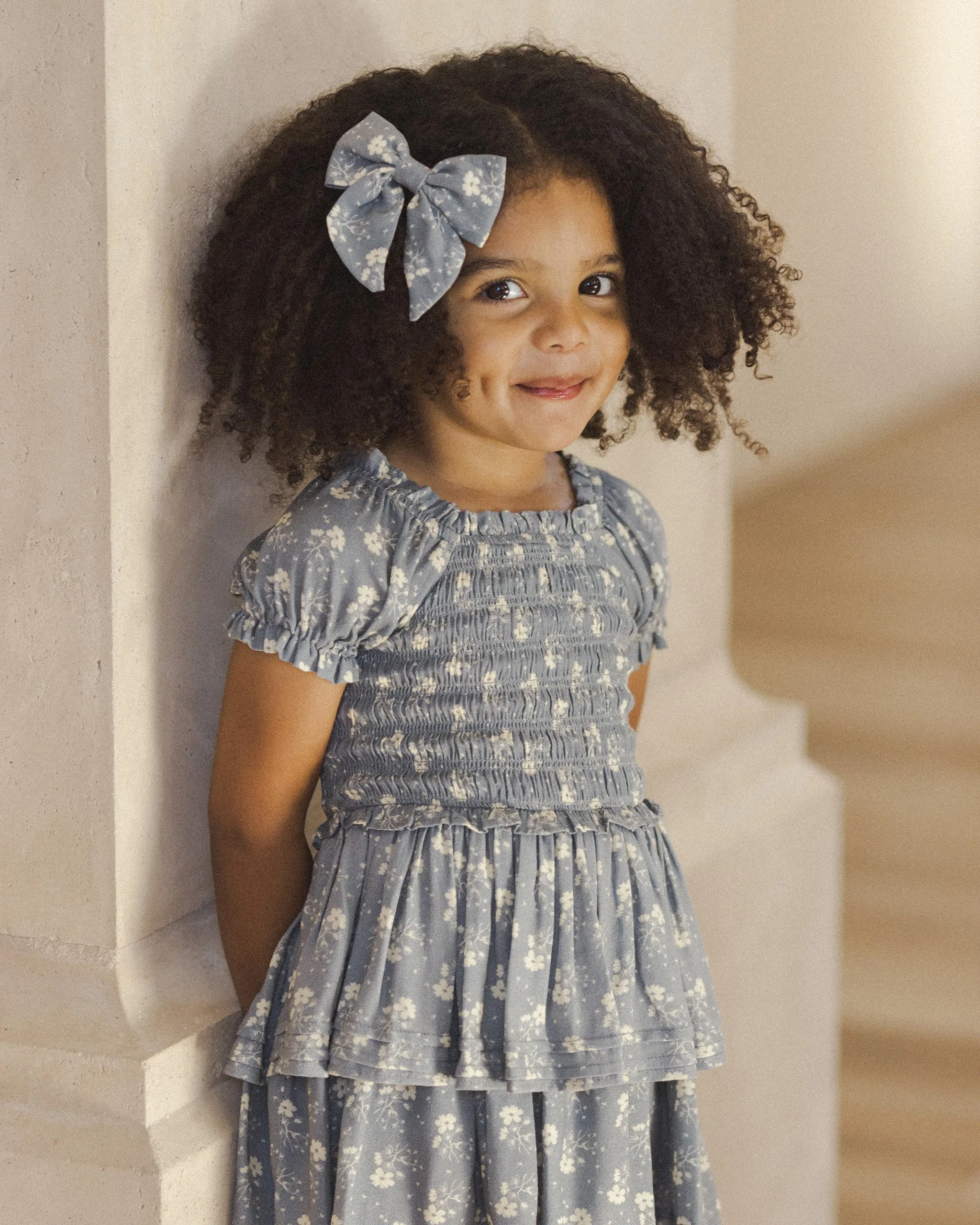 Cosette Dress | Blue Ditsy