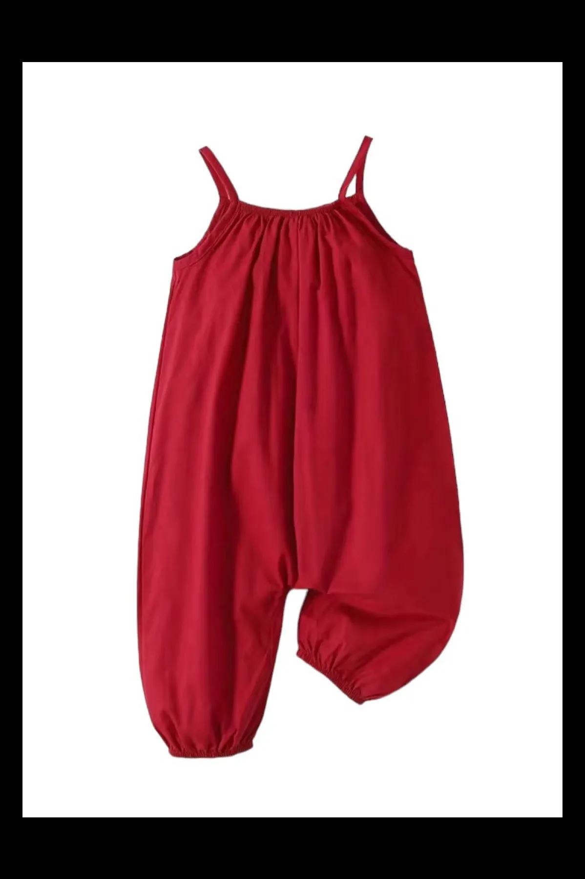 Crimson Red Baby Romper