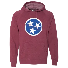 Crimson TN Flag Hoodie