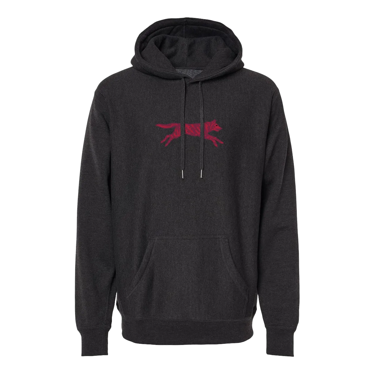 Crimson Wolf Hoodie