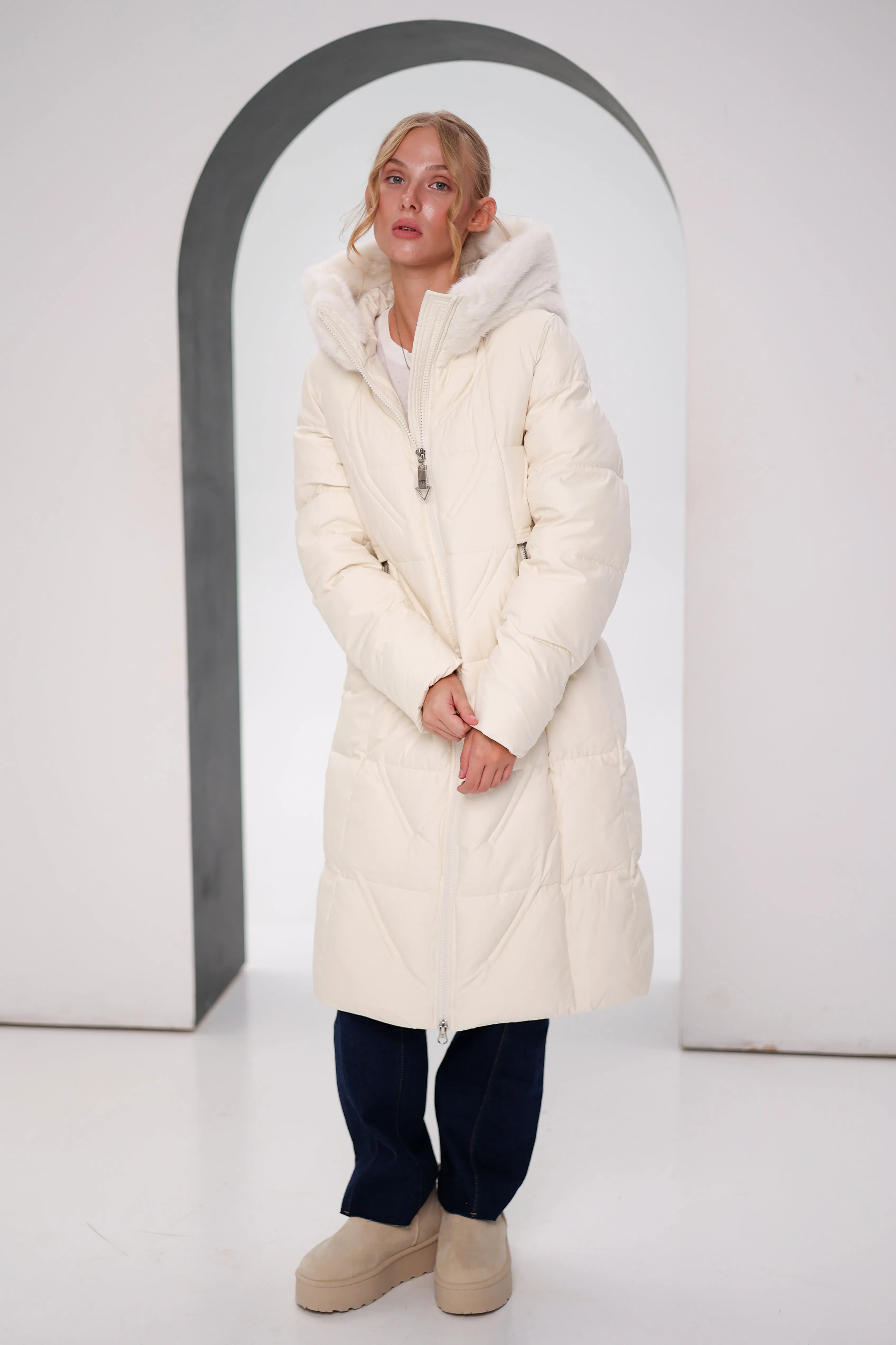 EverChill Faux Fur Hood Thinsulate™ Coat