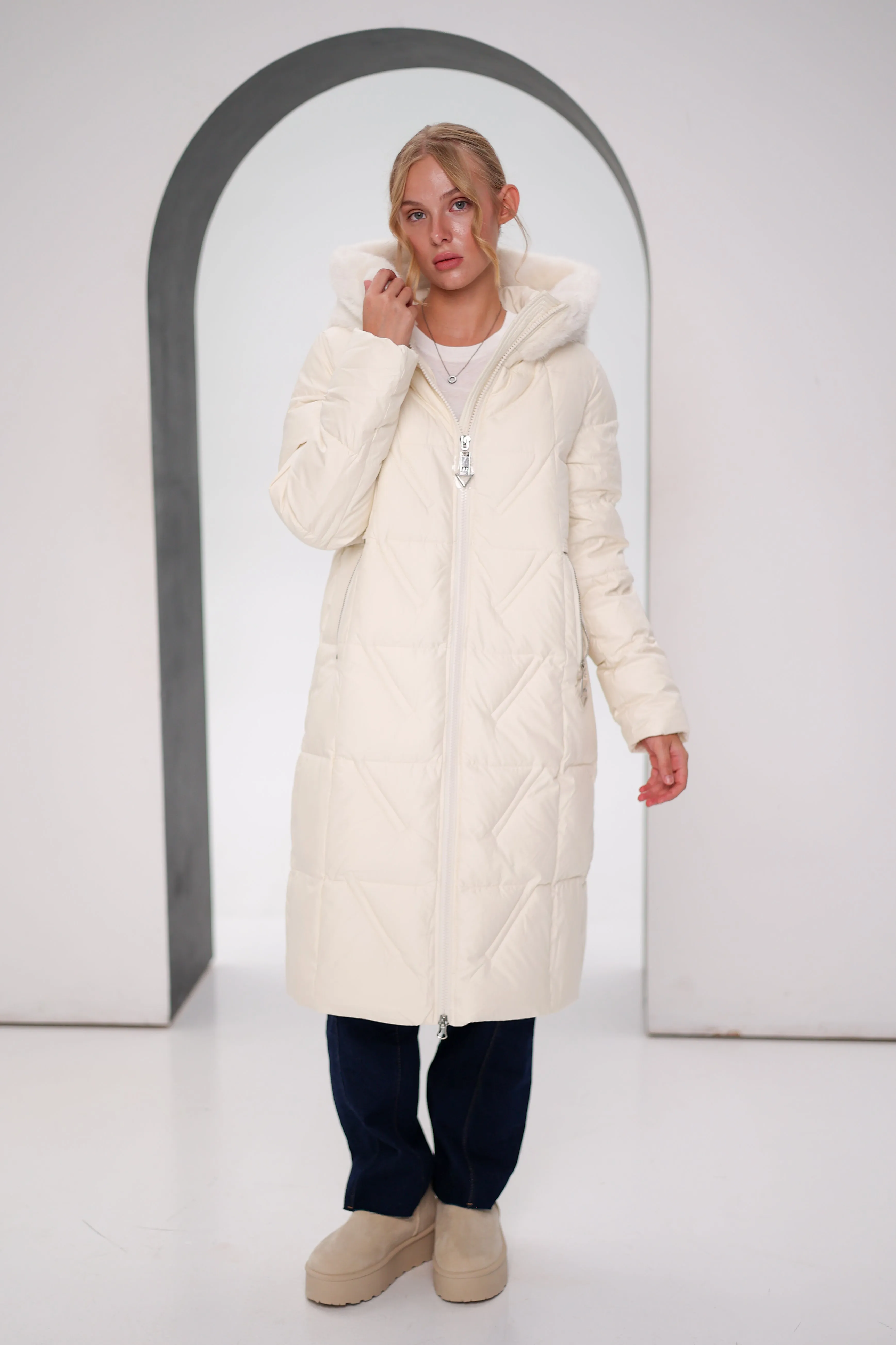 EverChill Faux Fur Hood Thinsulate™ Coat