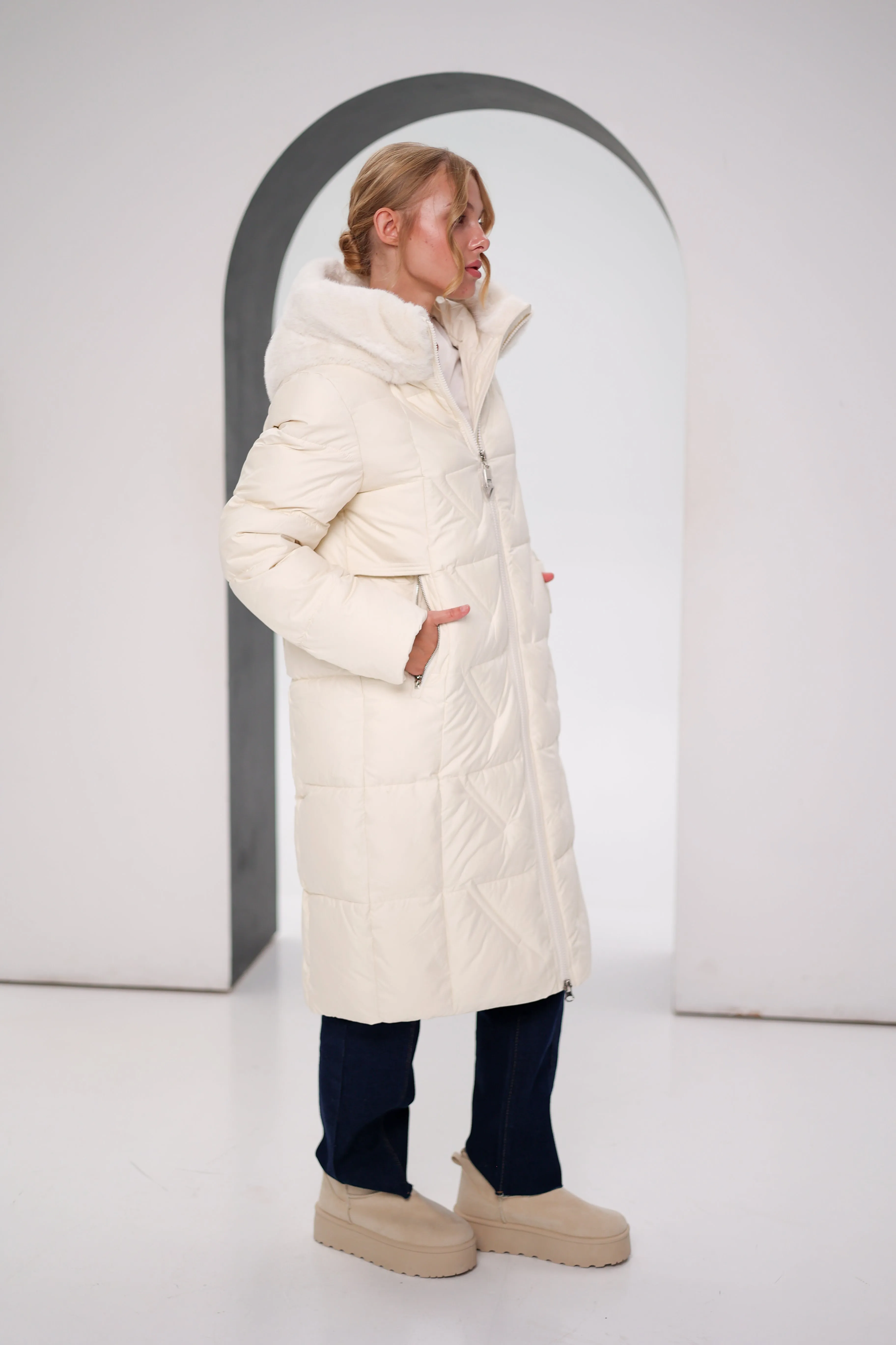 EverChill Faux Fur Hood Thinsulate™ Coat