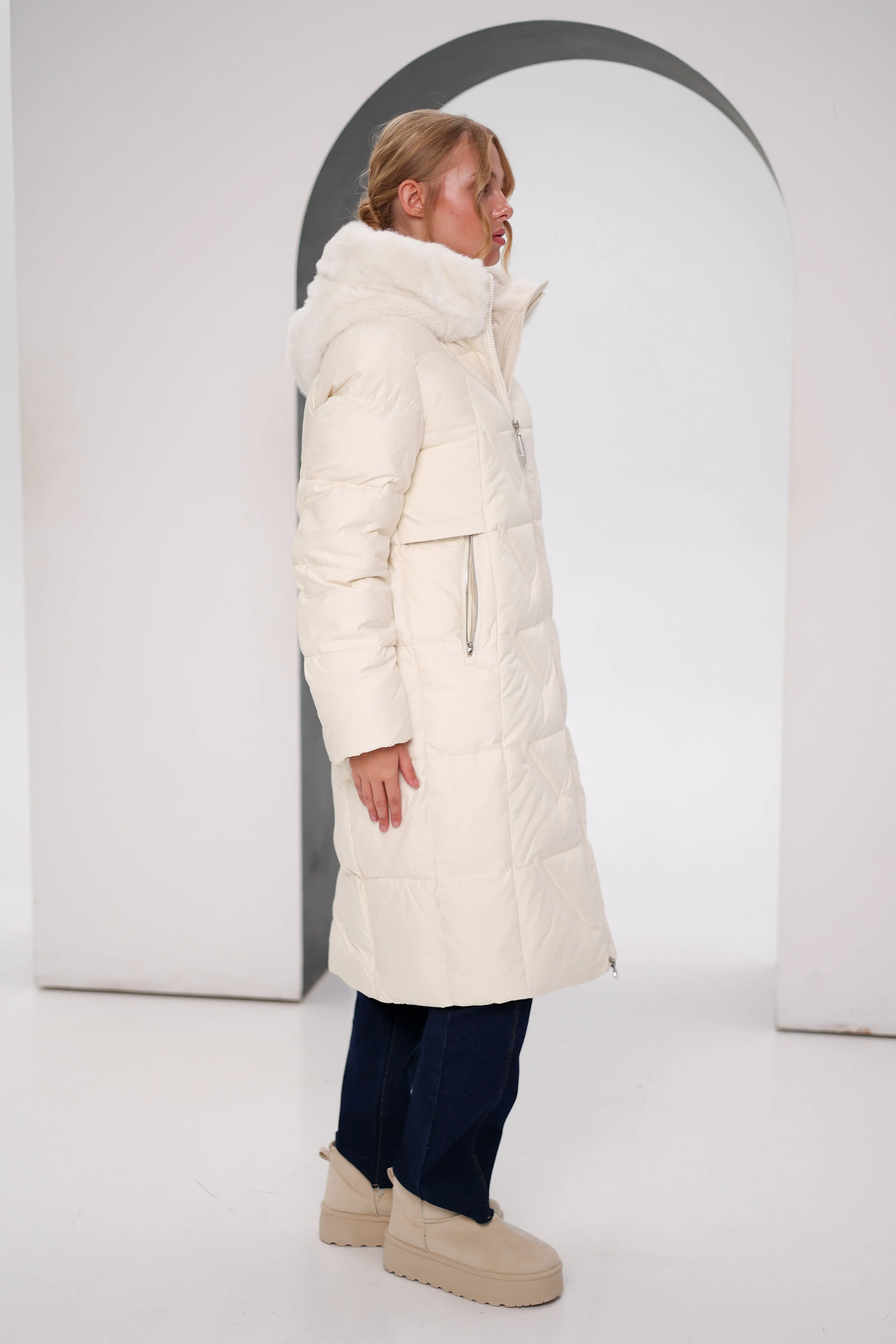 EverChill Faux Fur Hood Thinsulate™ Coat