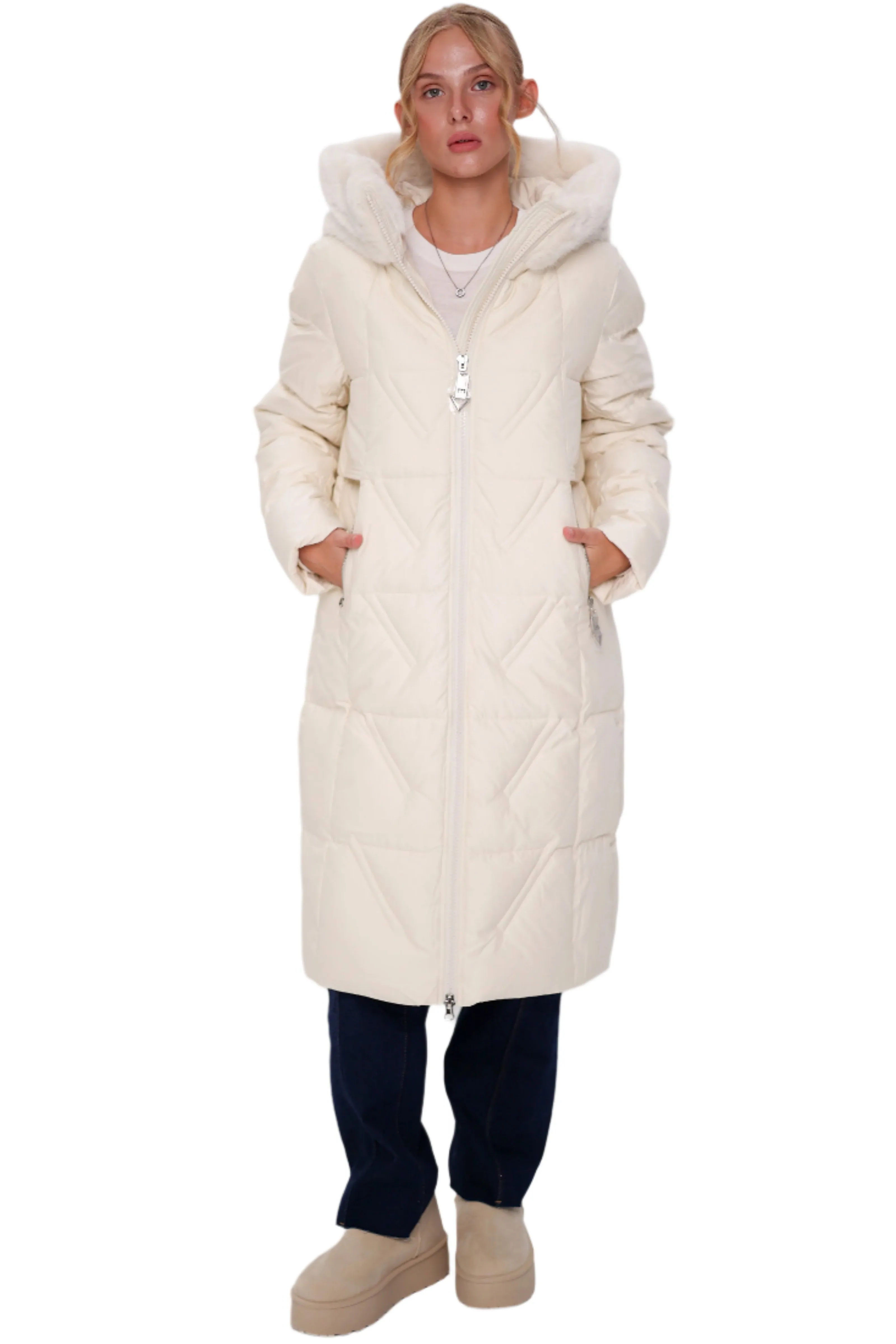 EverChill Faux Fur Hood Thinsulate™ Coat