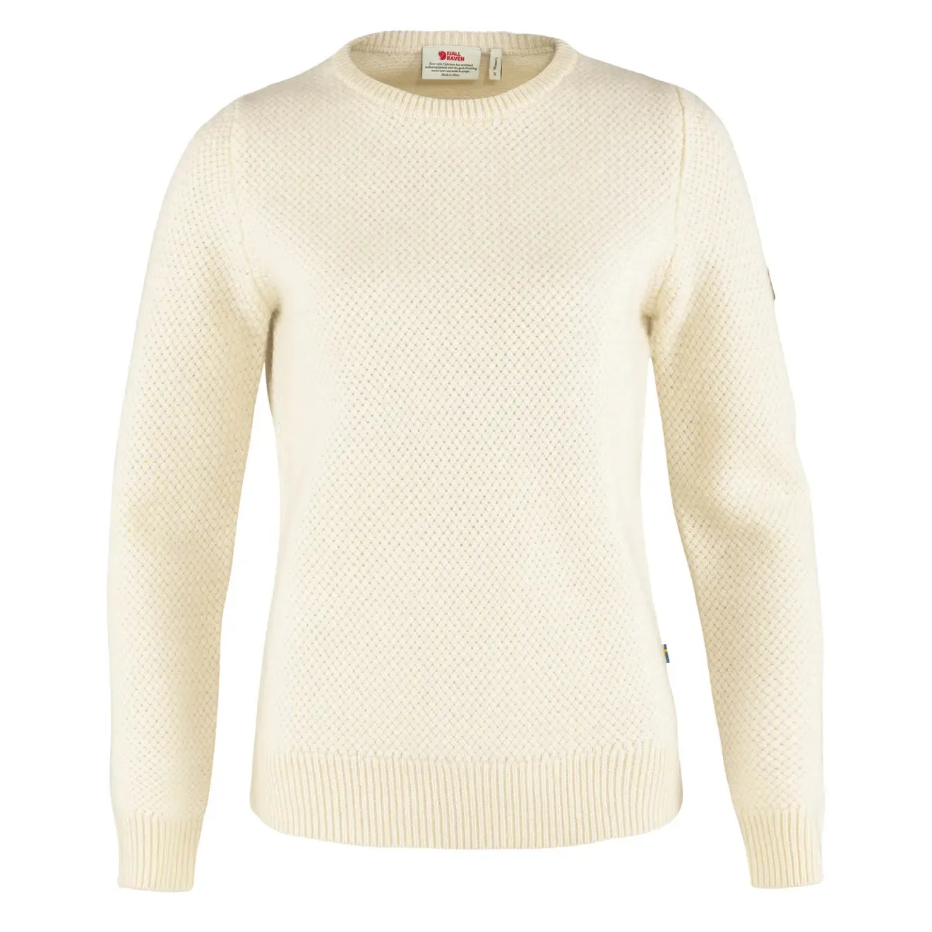 Fjallraven Womens Ovik Structure Sweater Chalk White