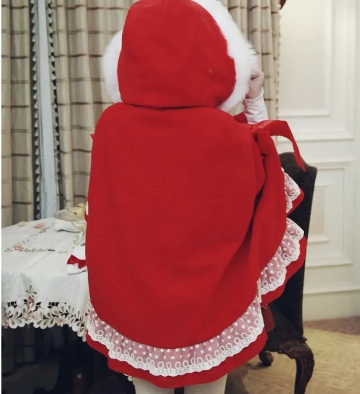 Holiday Lolita Poncho Coat