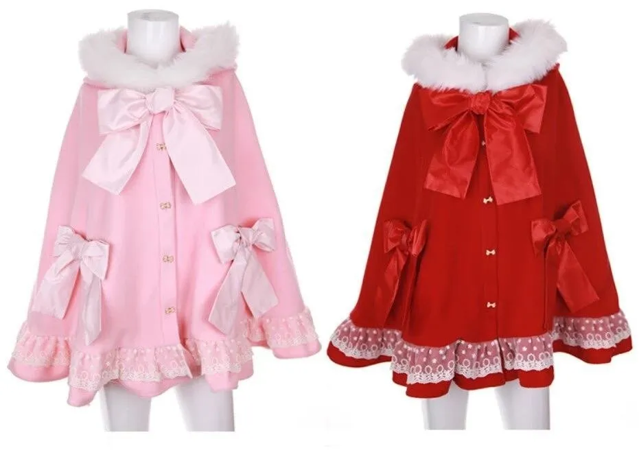 Holiday Lolita Poncho Coat