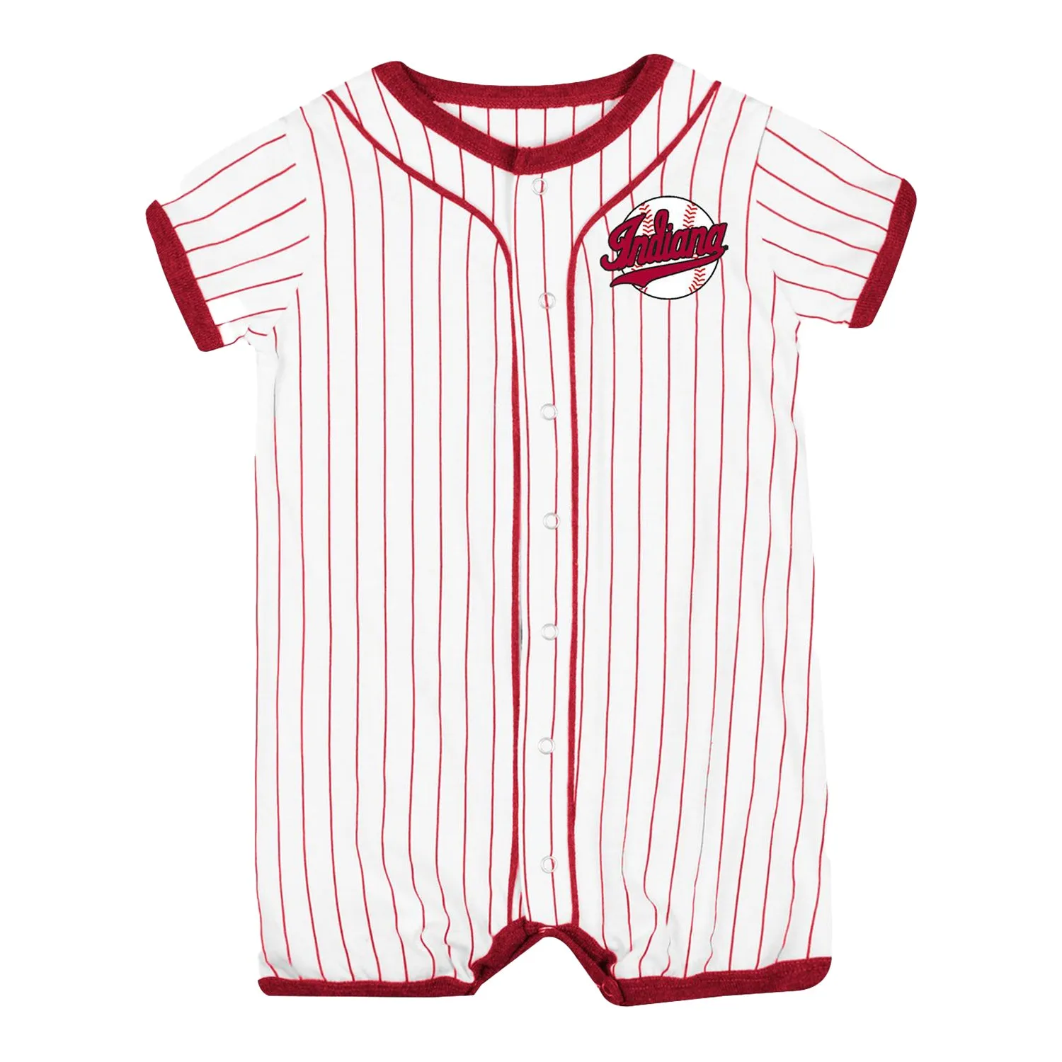 Infant Indiana Hoosiers Dusty Crimson Romper