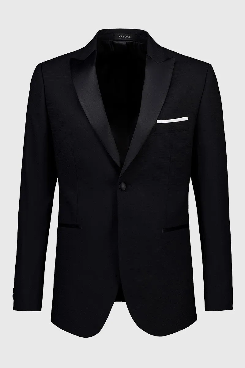 JOE BLACK FCK410 BLACK CITADEL TUXEDO JACKET