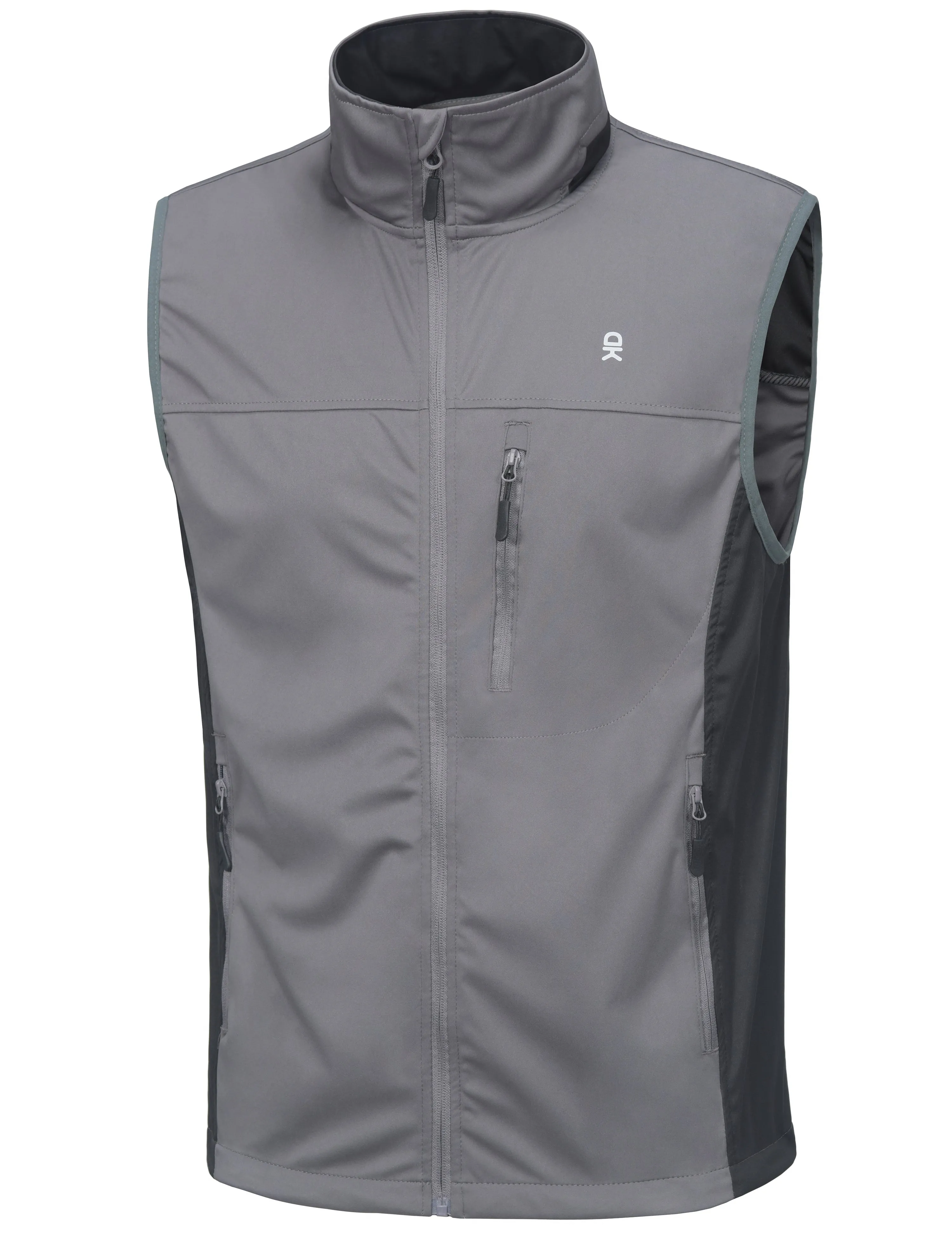 Men's Lightweight Patchwork Softshell Golf Vest