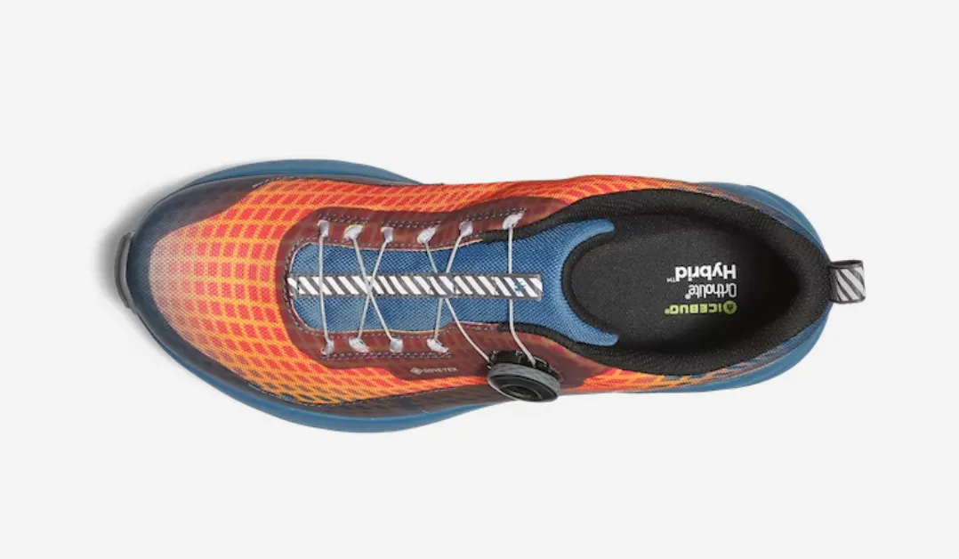 Men’s NEWRUN BUGrip GTX (9C - Mist Blue/Fire Orange)