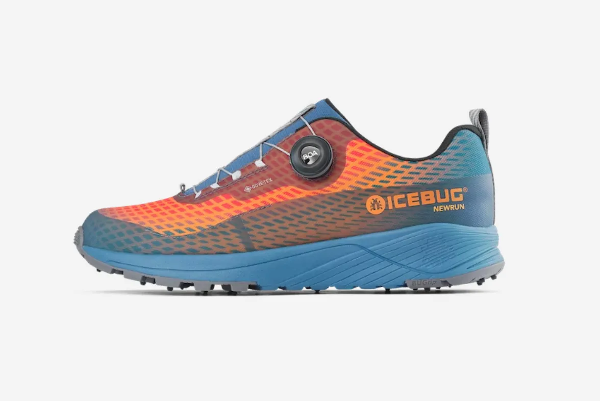 Men’s NEWRUN BUGrip GTX (9C - Mist Blue/Fire Orange)