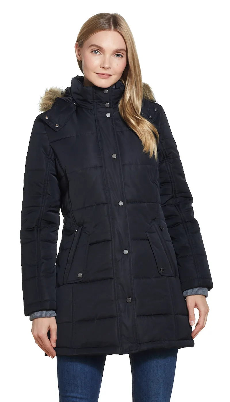 MODERN QUILTED PUFFER COAT