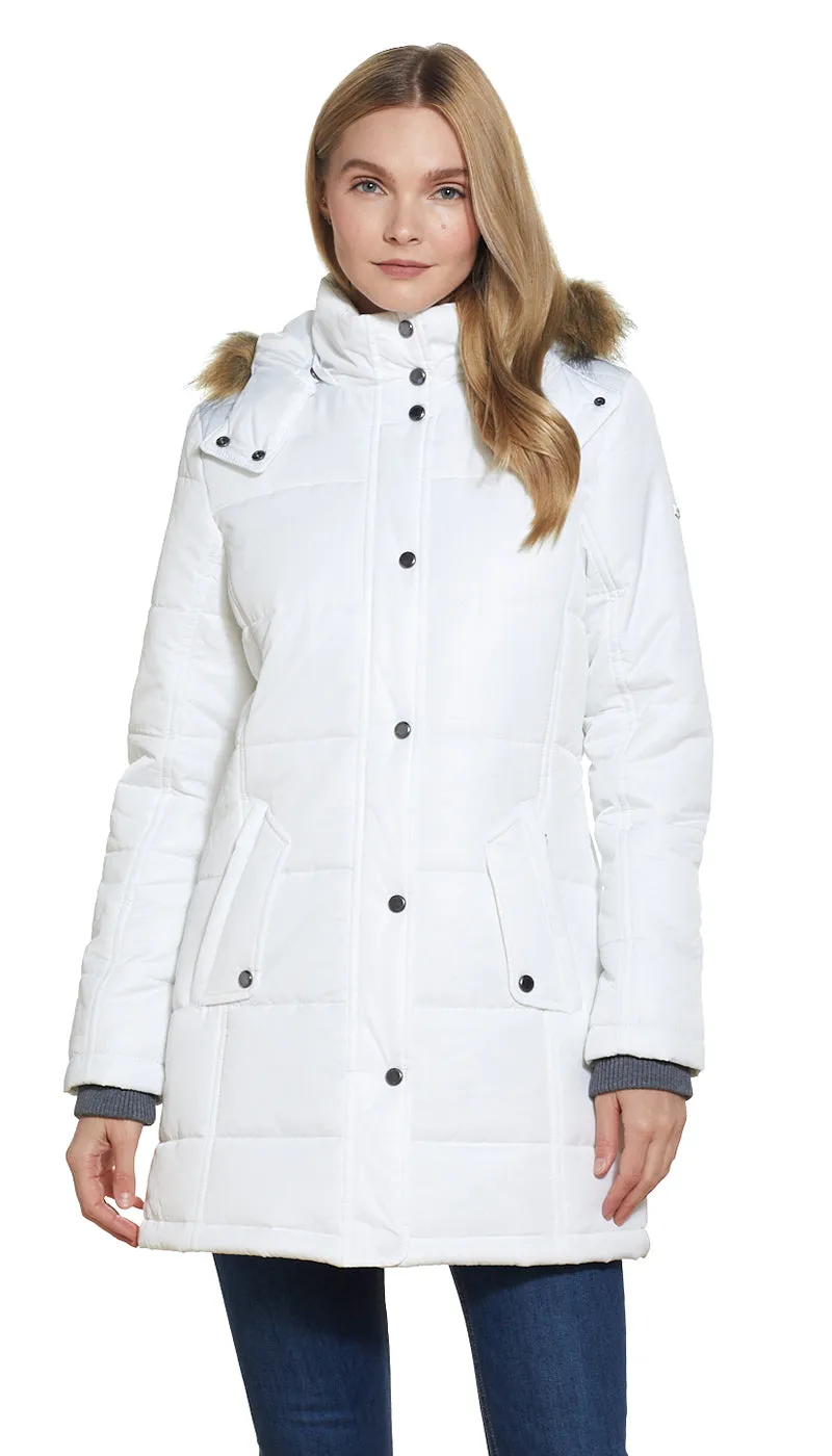 MODERN QUILTED PUFFER COAT