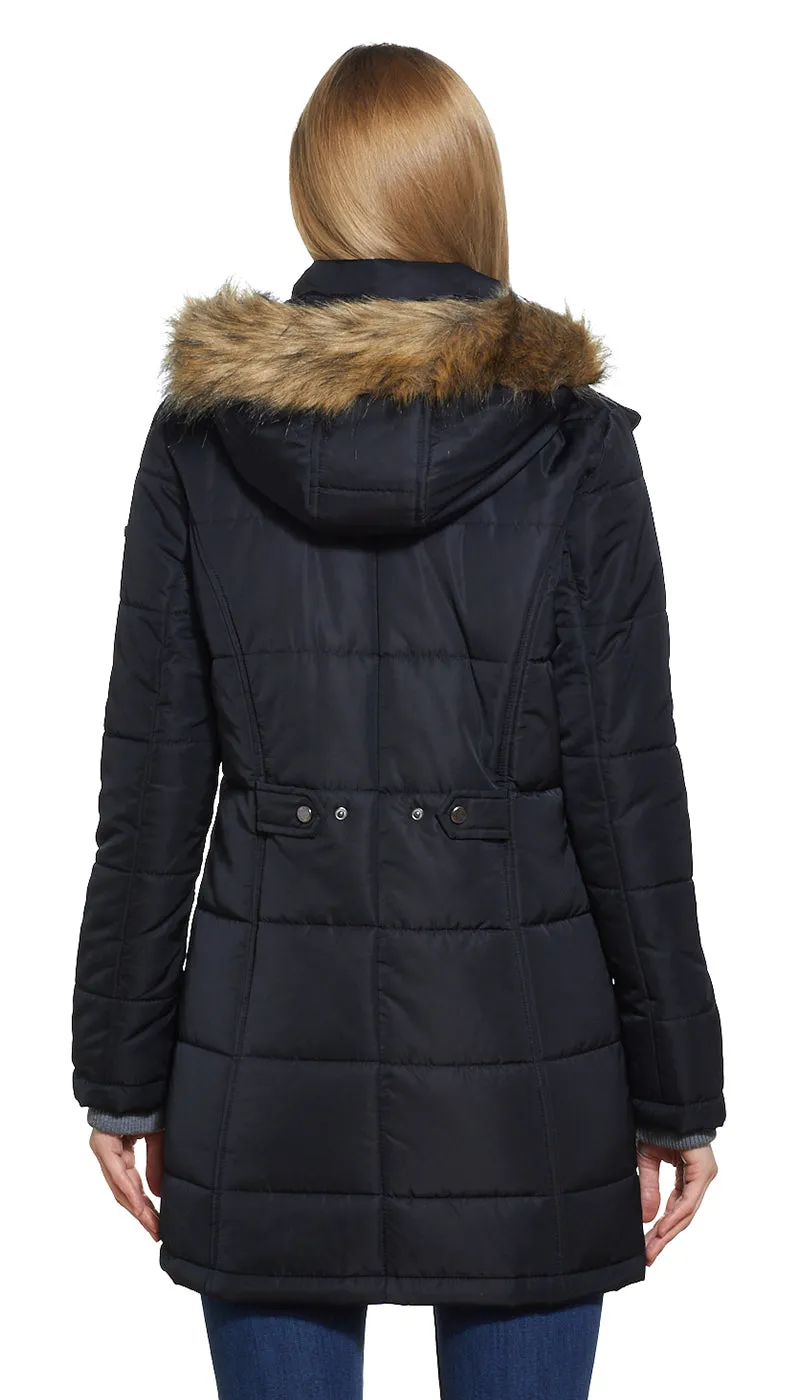 MODERN QUILTED PUFFER COAT