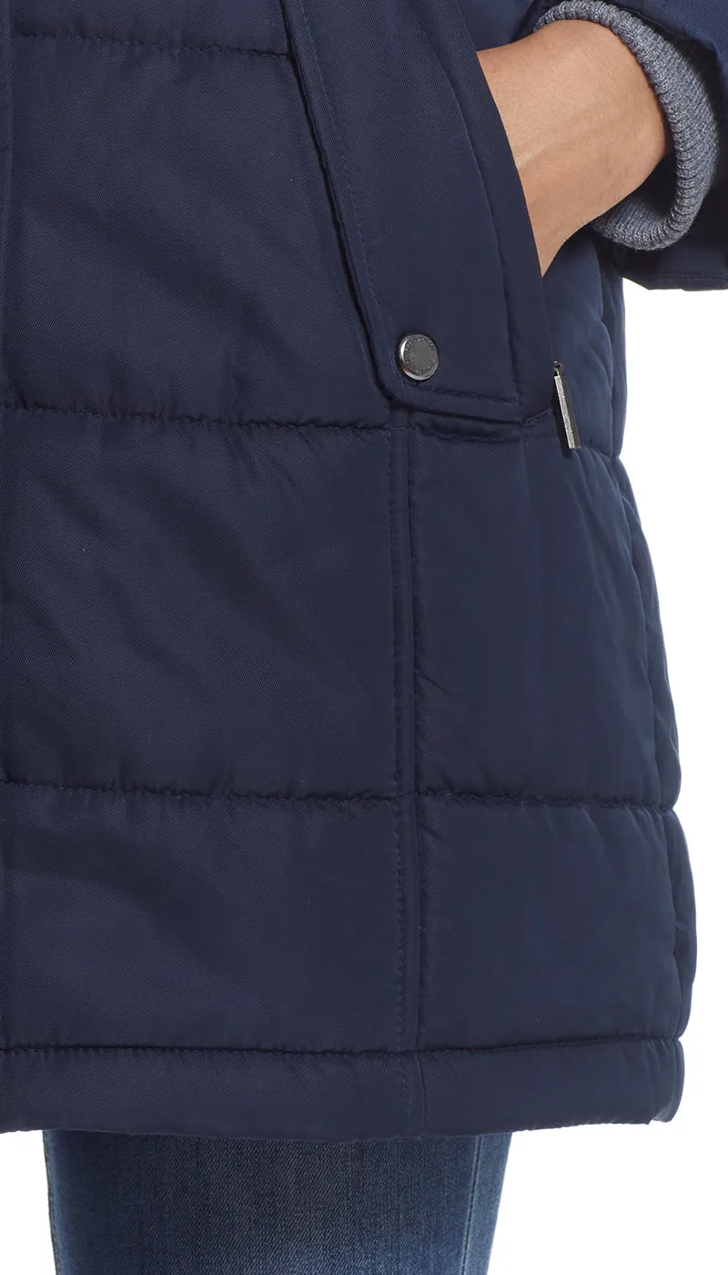 MODERN QUILTED PUFFER COAT