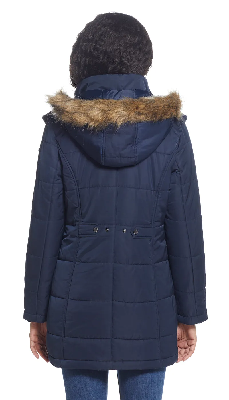 MODERN QUILTED PUFFER COAT