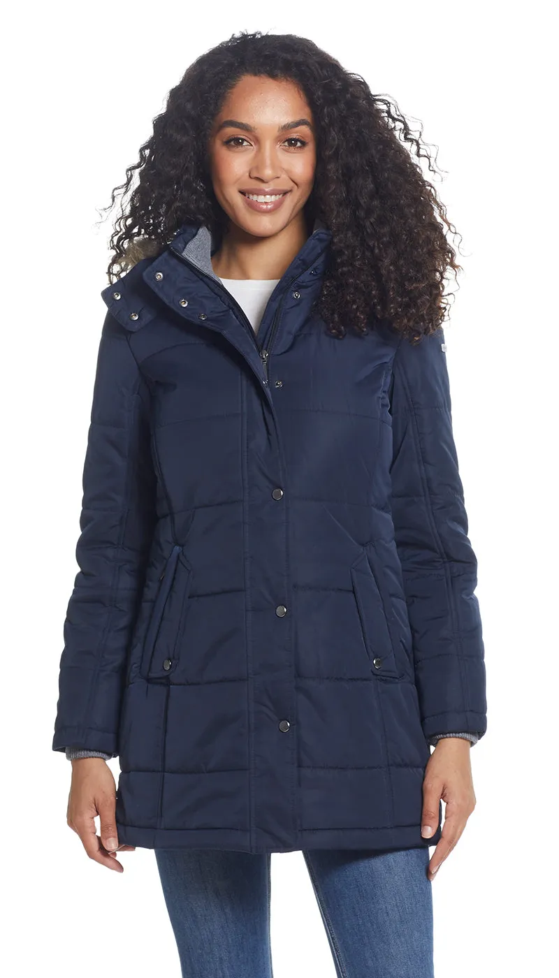 MODERN QUILTED PUFFER COAT