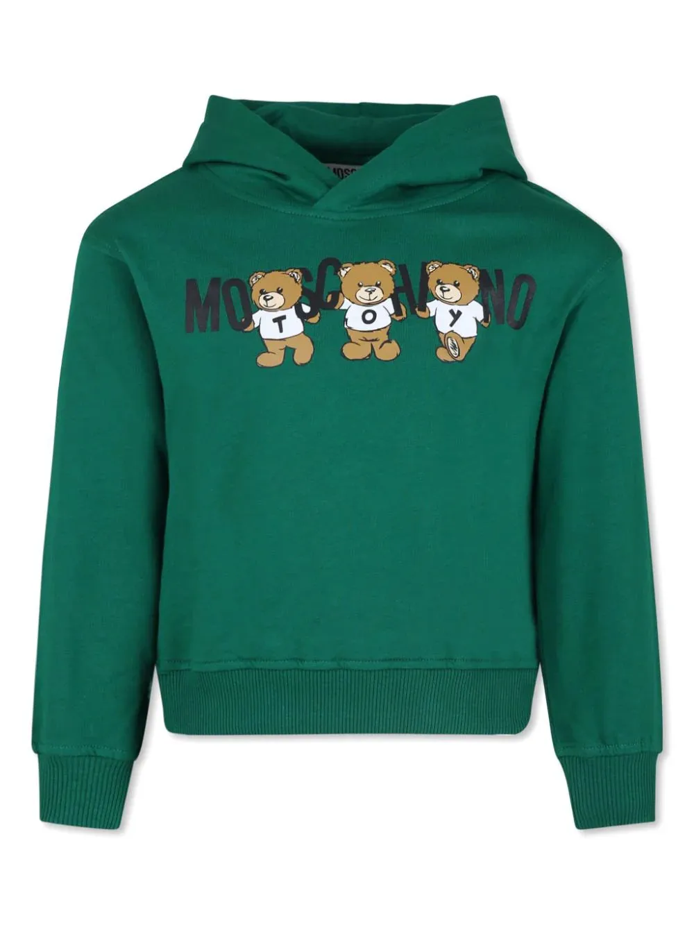 Moschino Kids Logo-Print Cotton Hoodie