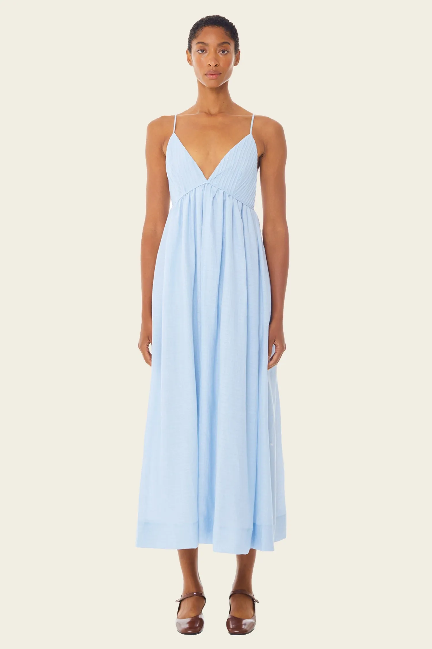 New Sonatina Midi Dress - Ice Blue