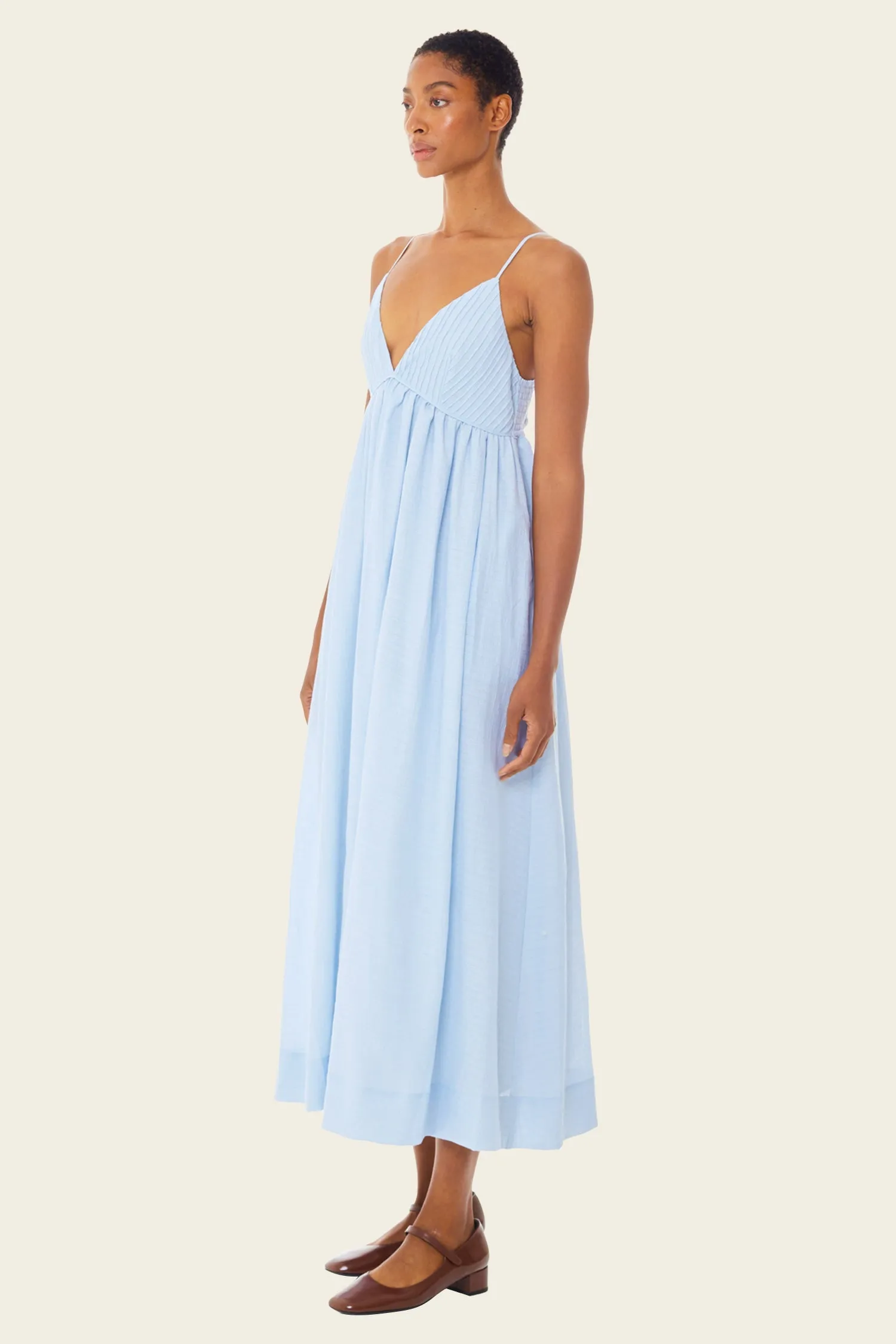 New Sonatina Midi Dress - Ice Blue