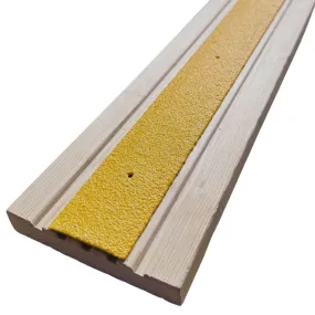 Non Slip Decking Strips GRP Heavy Duty Pro Grade 50mm - YELLOW