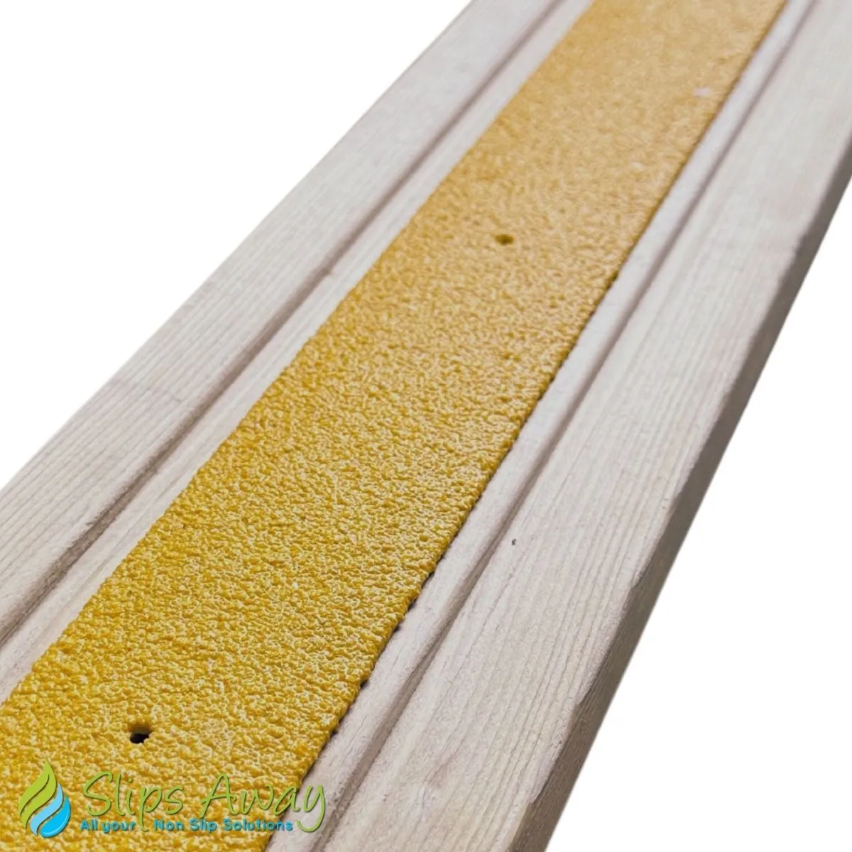 Non Slip Decking Strips GRP Heavy Duty Pro Grade 50mm - YELLOW