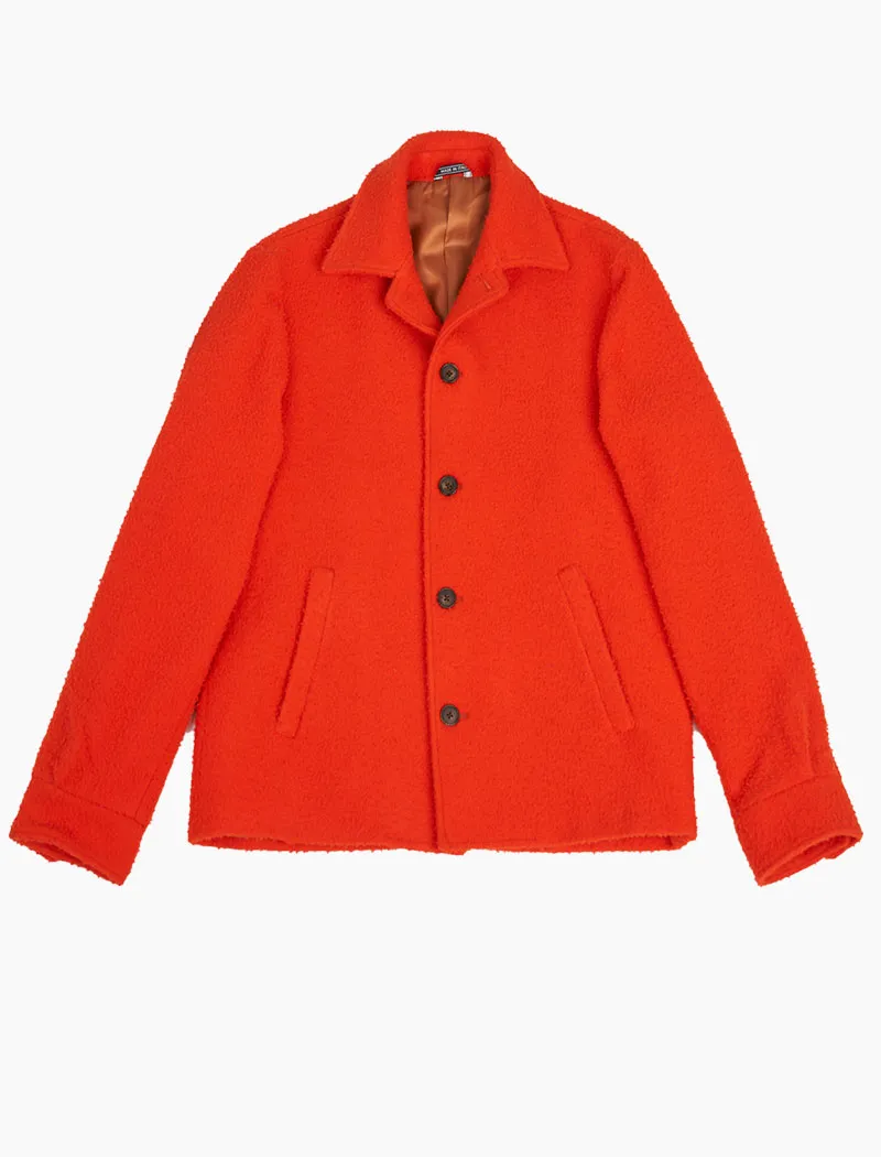 Orange Casentino Wool Blouson