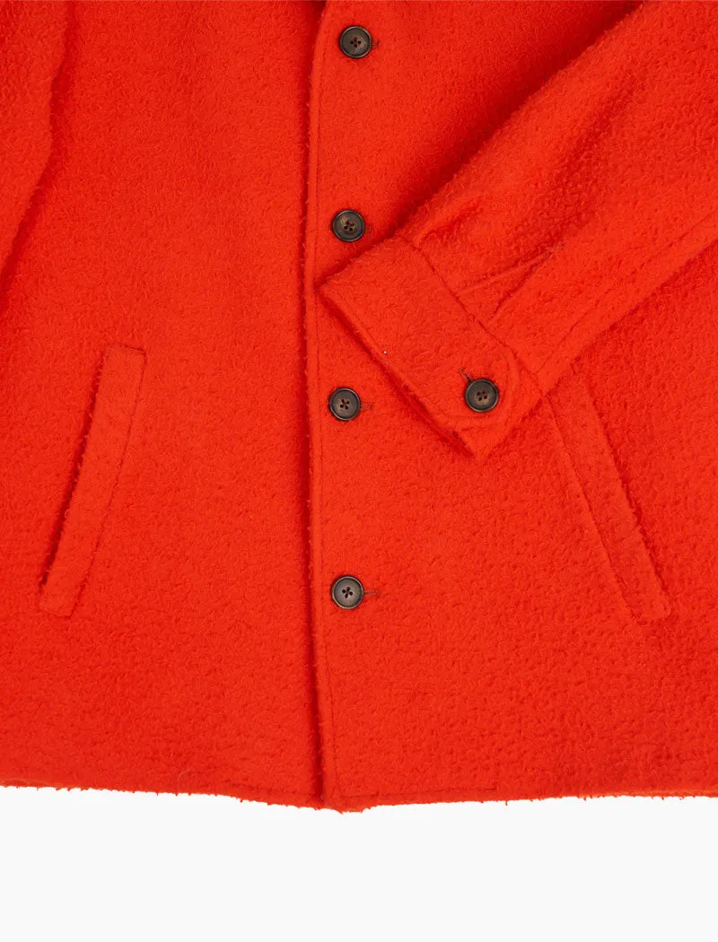 Orange Casentino Wool Blouson