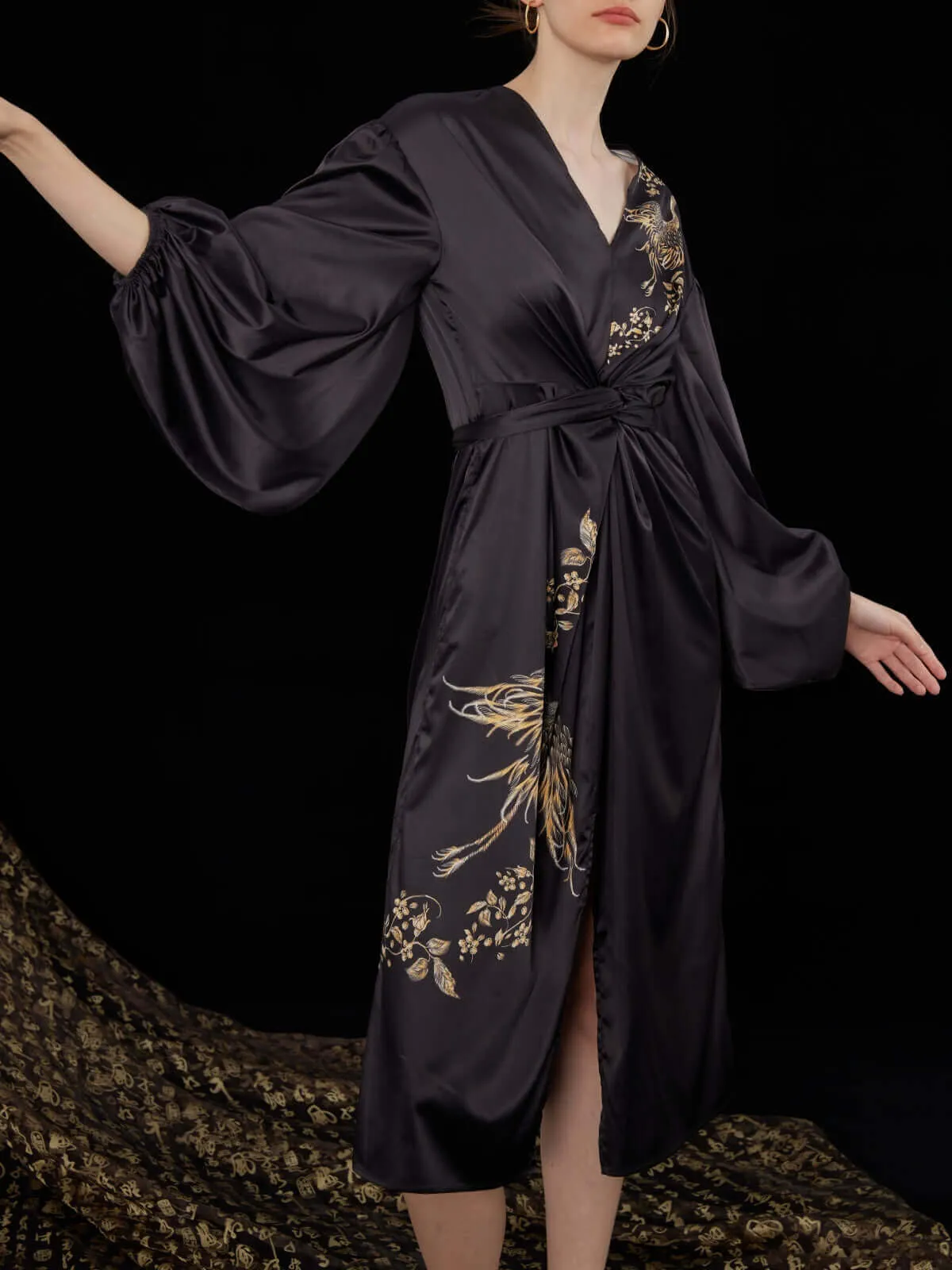 Oriental Phoenix Lantern Dress