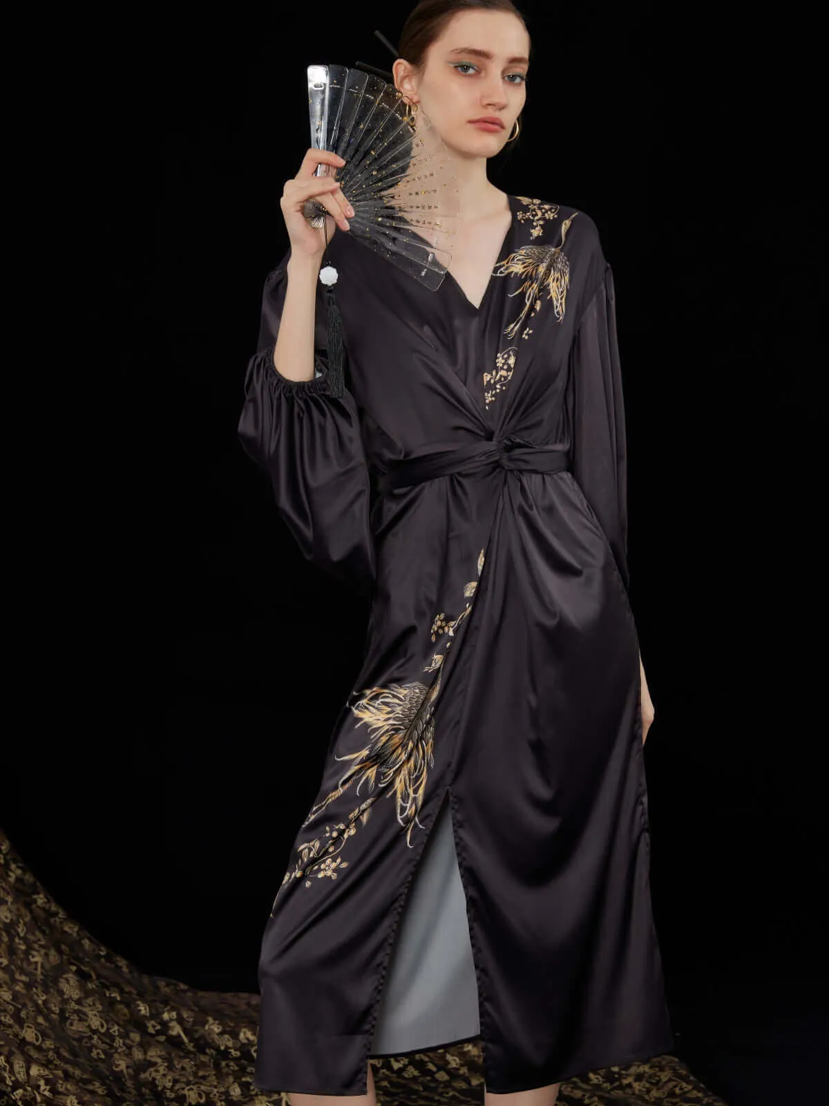 Oriental Phoenix Lantern Dress