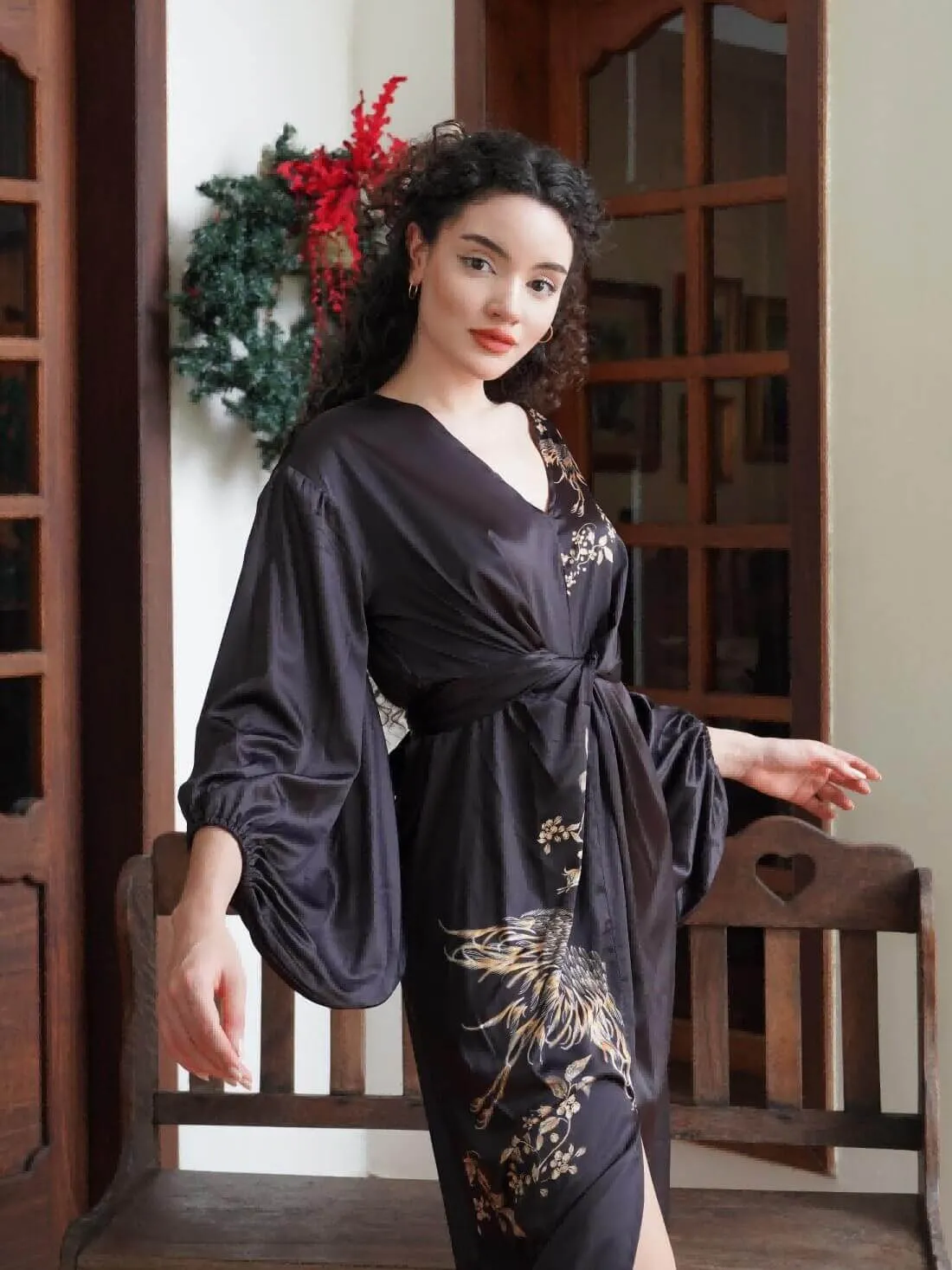 Oriental Phoenix Lantern Dress