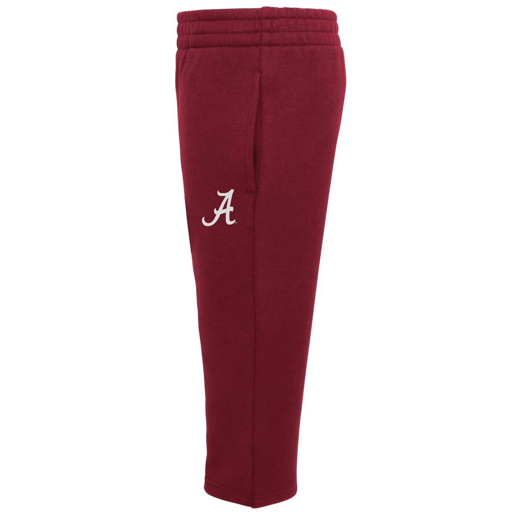 Outerstuff Alabama Crimson Tide NCAA Infant Sideline Fleece Set Hoodie and Pants, Crimson/Grey