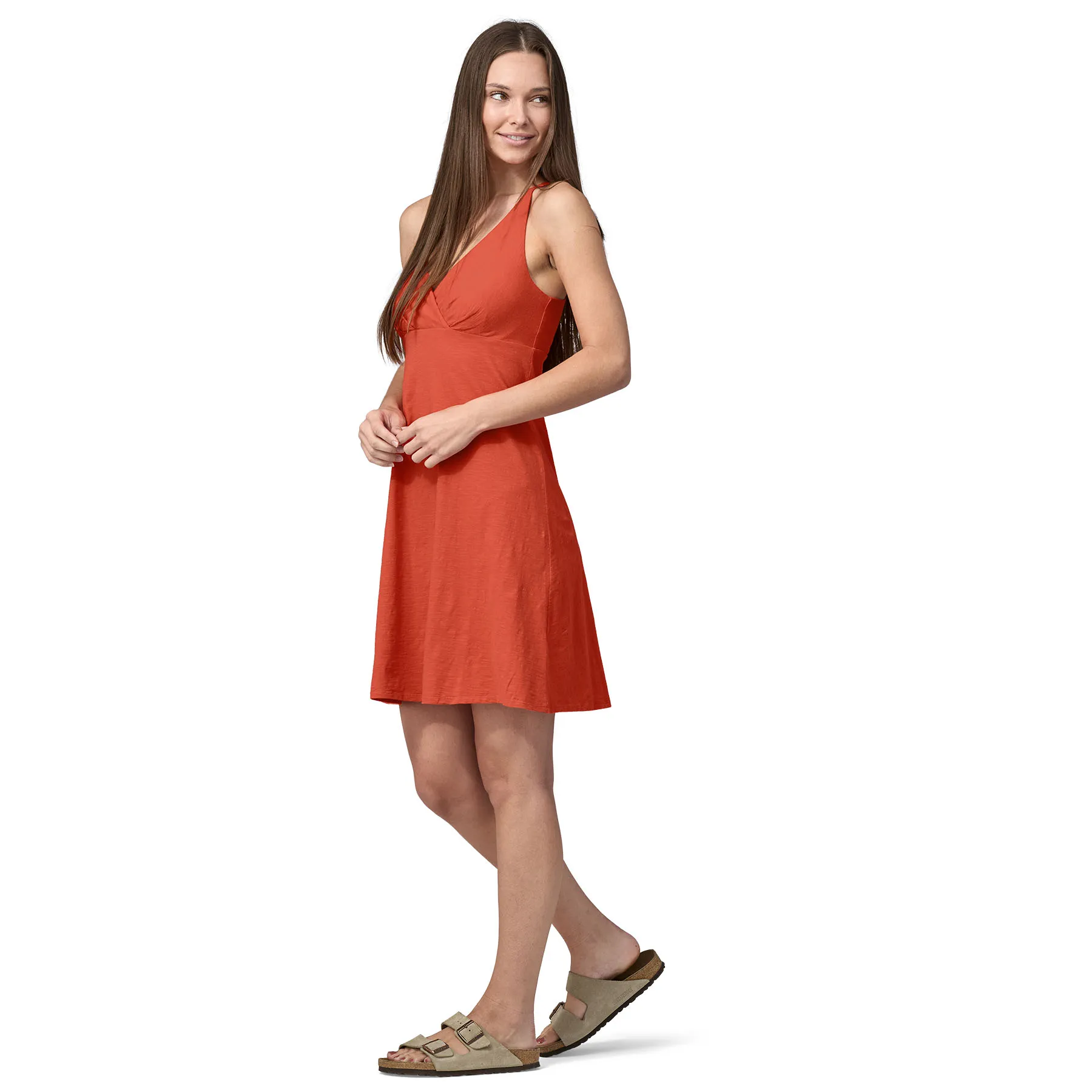 Patagonia Women&#x27;s Amber Dawn Dress Pimento Red | Buy Patagonia Women&#x27;s Amber Dawn Dress Pimento Red here | Outnorth