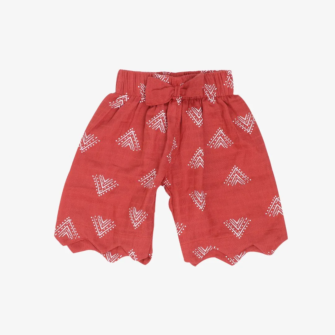 Puffed Co-ord sets for kids - Crimson