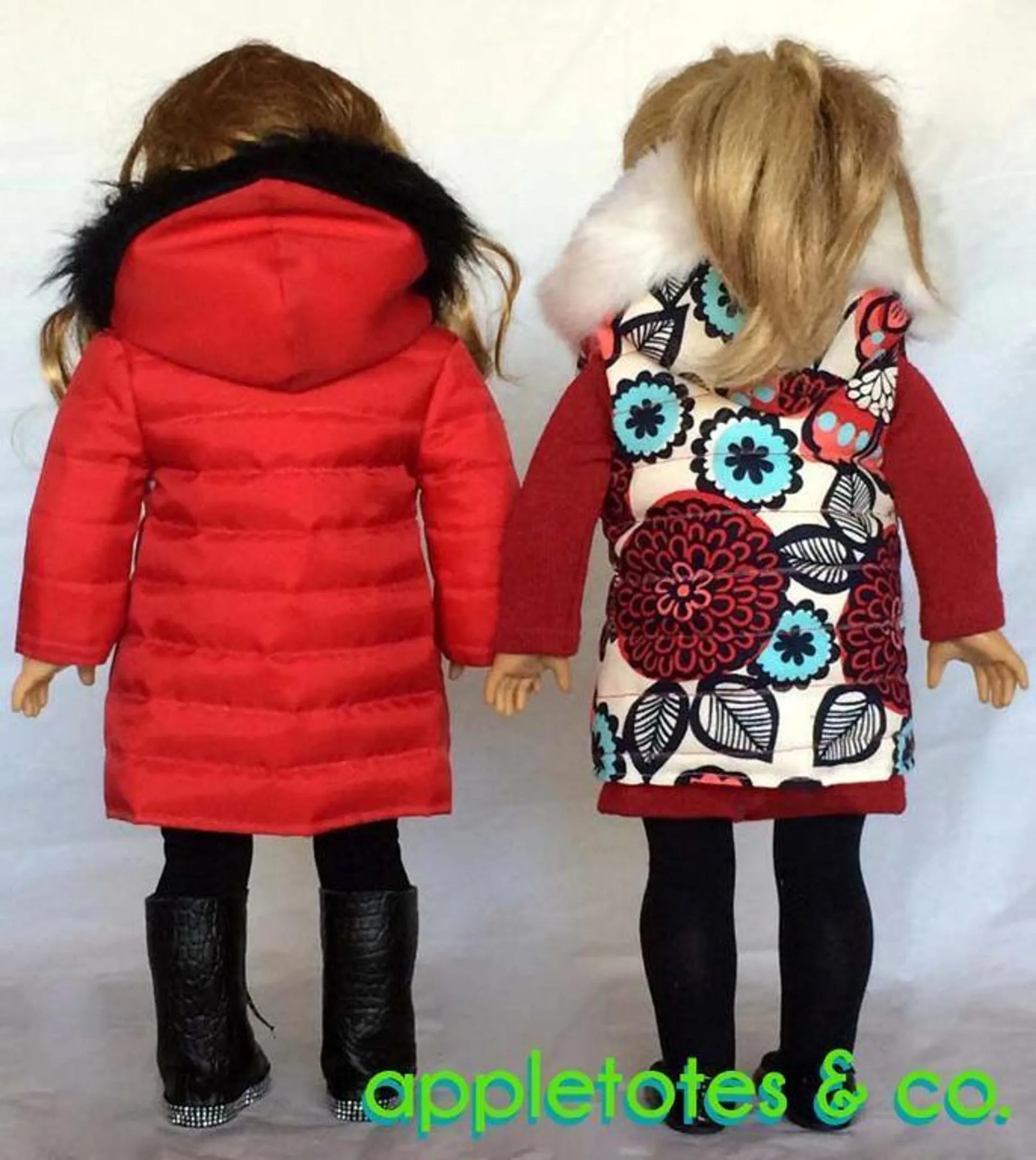 Quilted Parka Bundle Sewing Pattern for 18" Dolls