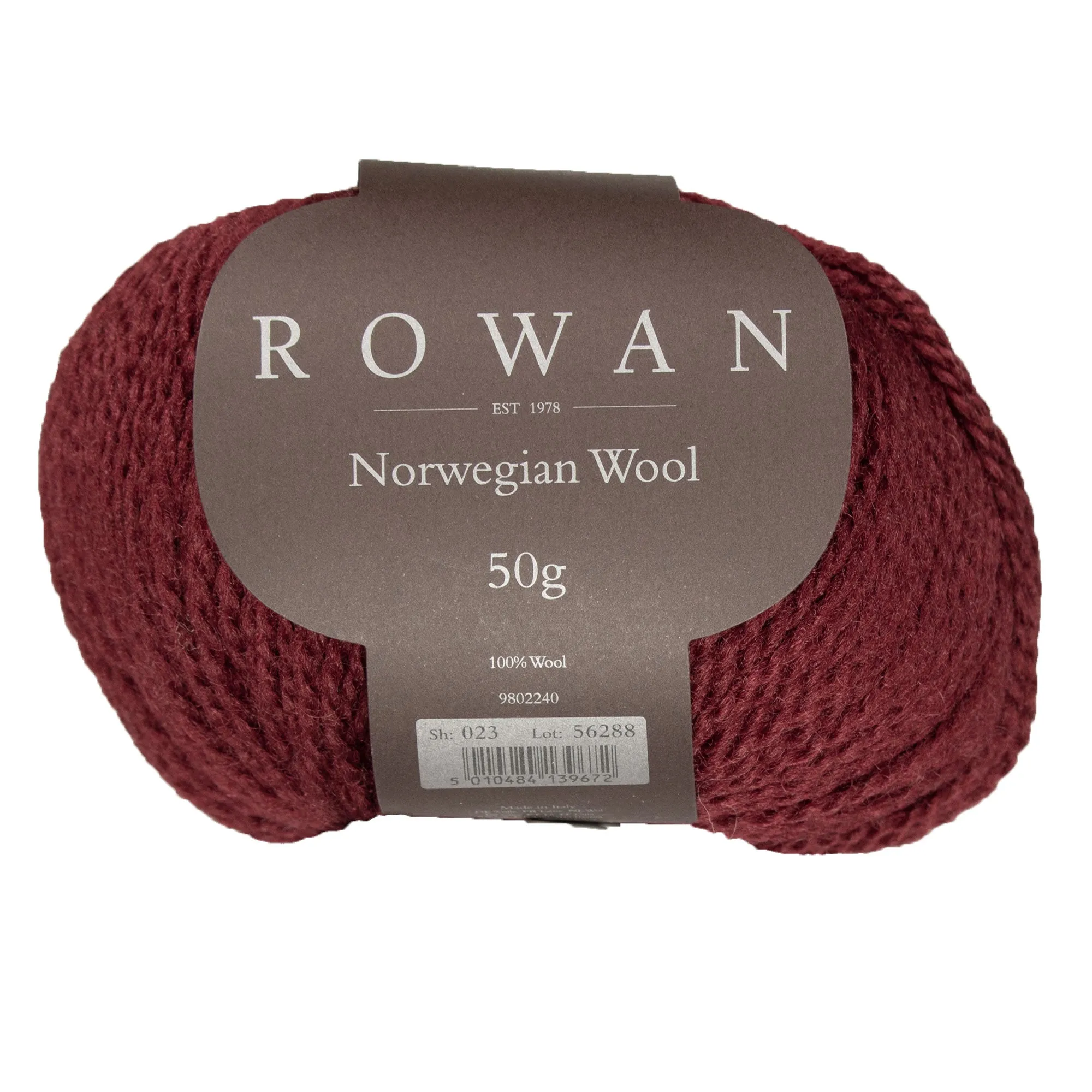 Rowan Norwegian Wool Yarn - 023 Red Velvet