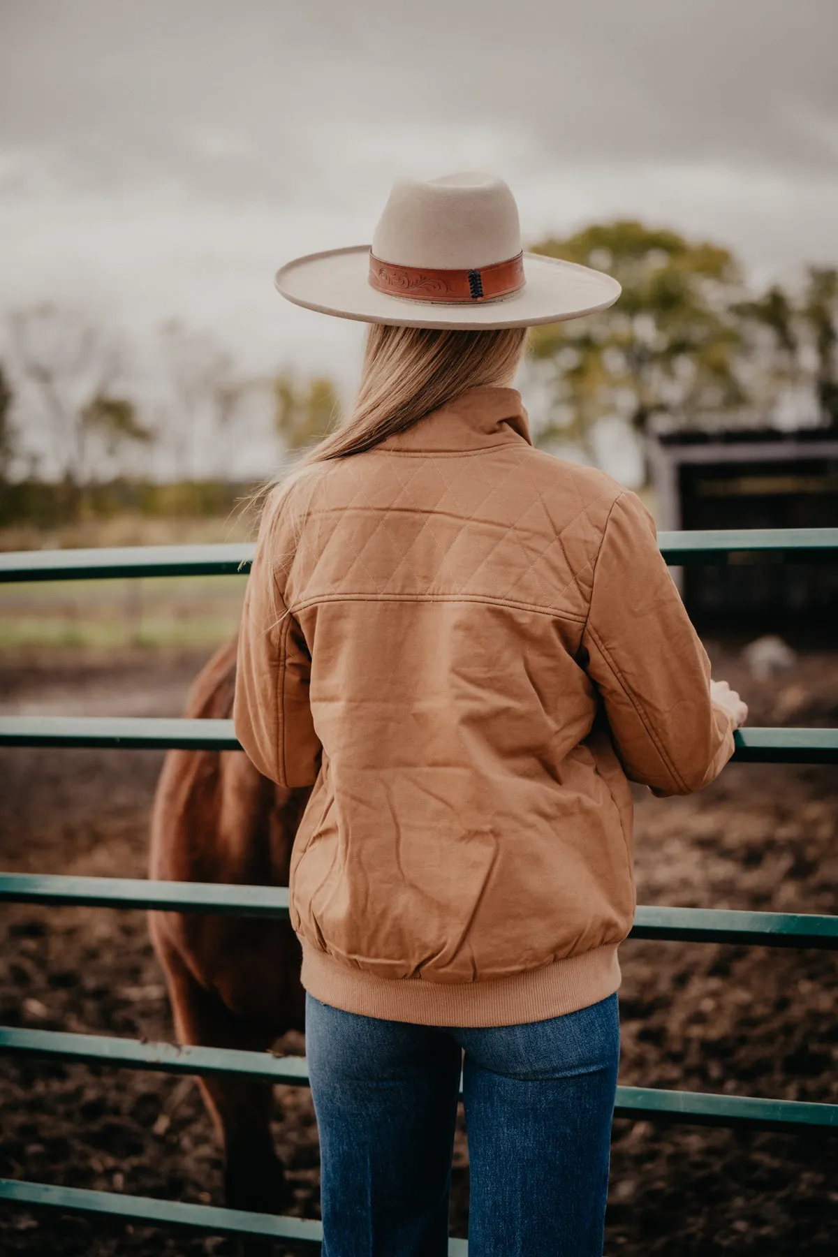 'Sierra' Women's CINCH Canvas Quilted Barn Bomber (XS-XXL)