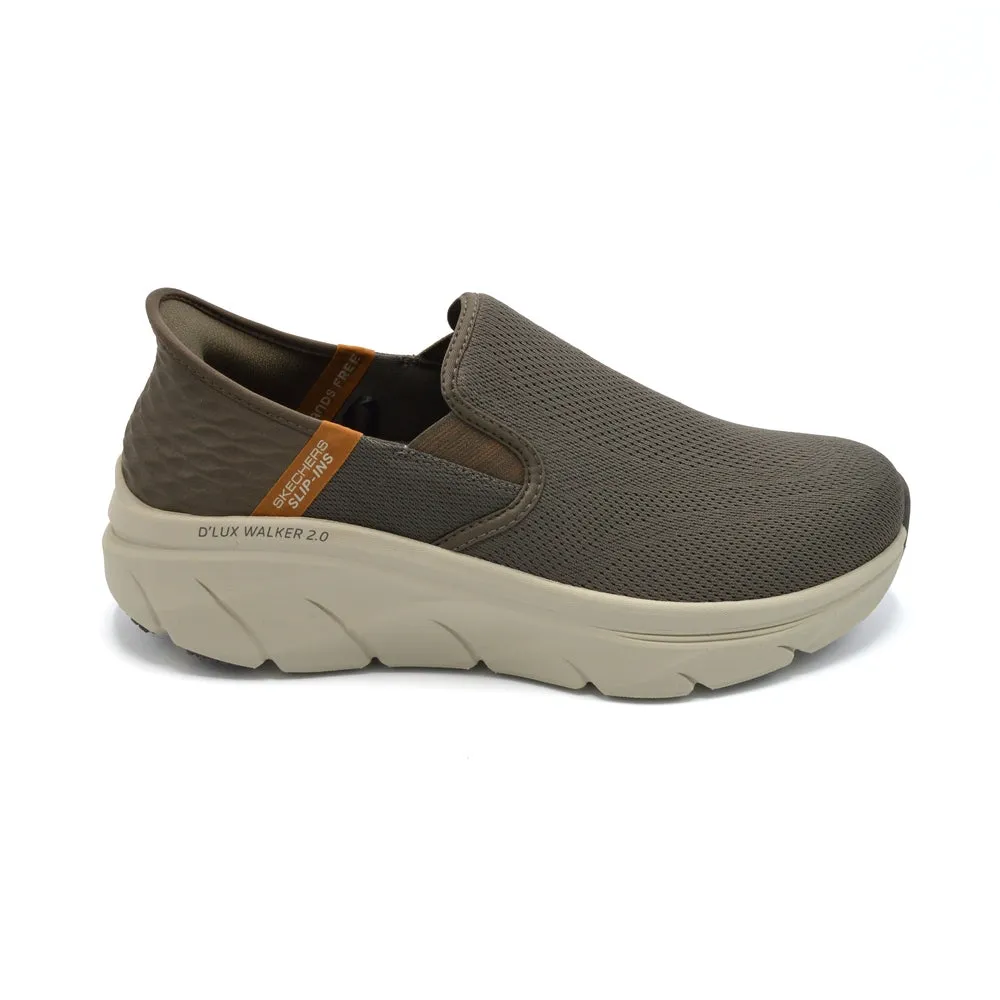 Skechers Reeler - Mens Wide Fit Slip In - 4E Fitting - Brown